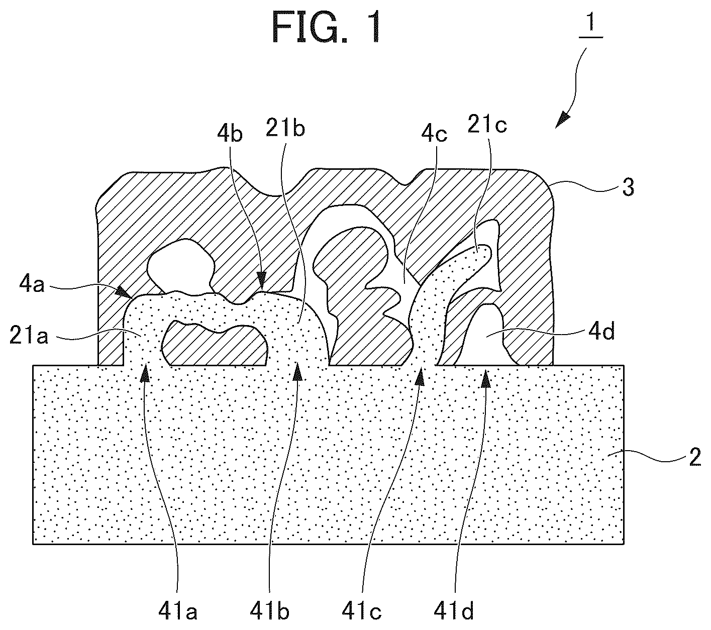 Patent US12356542 Figure 1 – Wiring board and method for manufacturing same