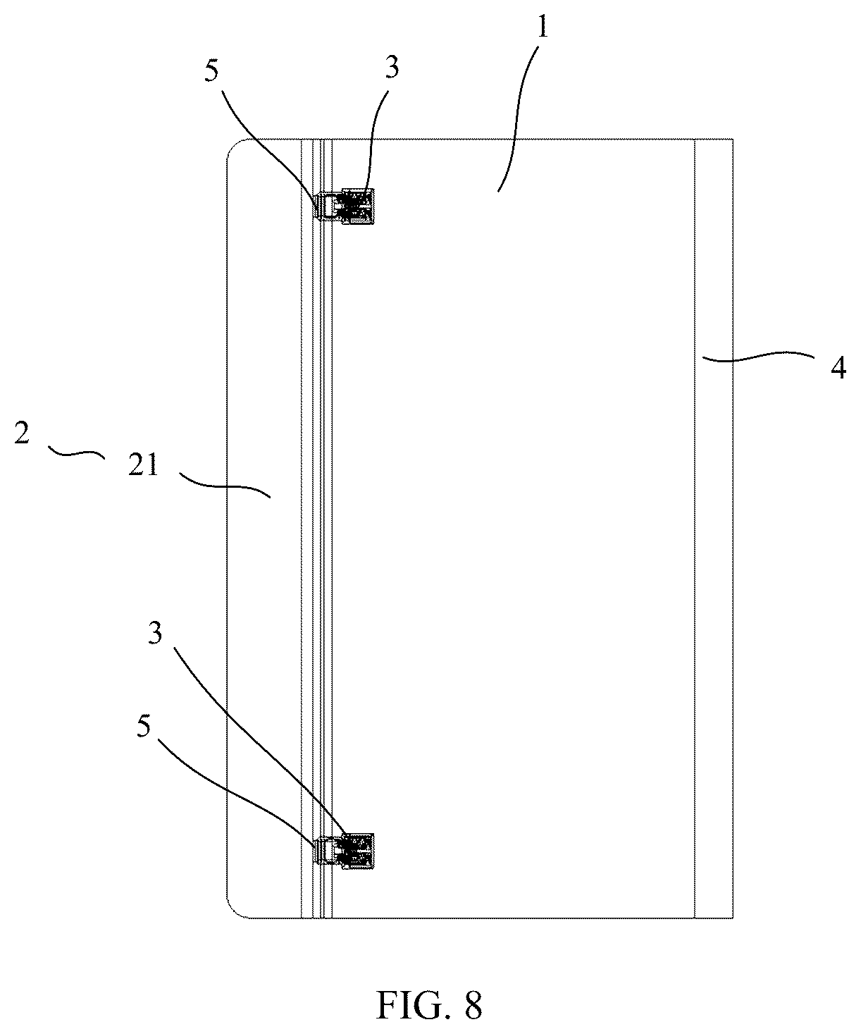 Patent US12356568 Figure 4 – Electronic device with the folded state and unfolded state