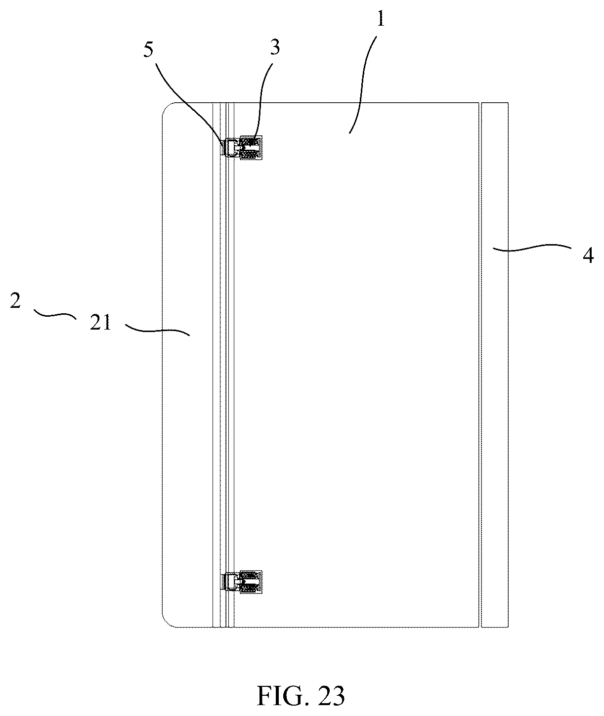 Patent US12356568 Figure 12 – Electronic device with the folded state and unfolded state