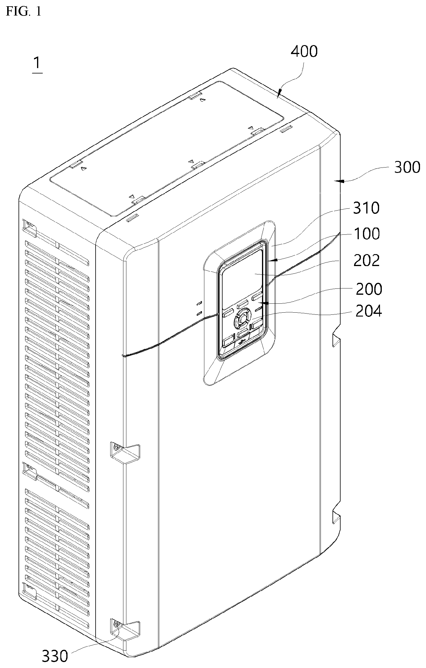 Patent US12356575 Figure 1 – Electronic apparatus having electronic control device