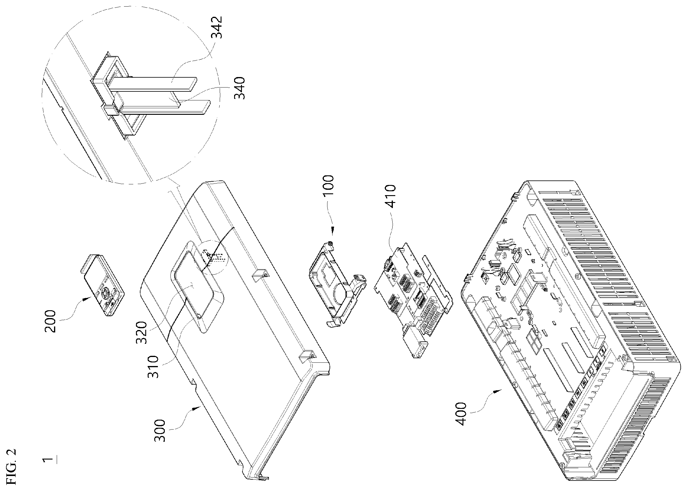 Patent US12356575 Figure 2 – Electronic apparatus having electronic control device