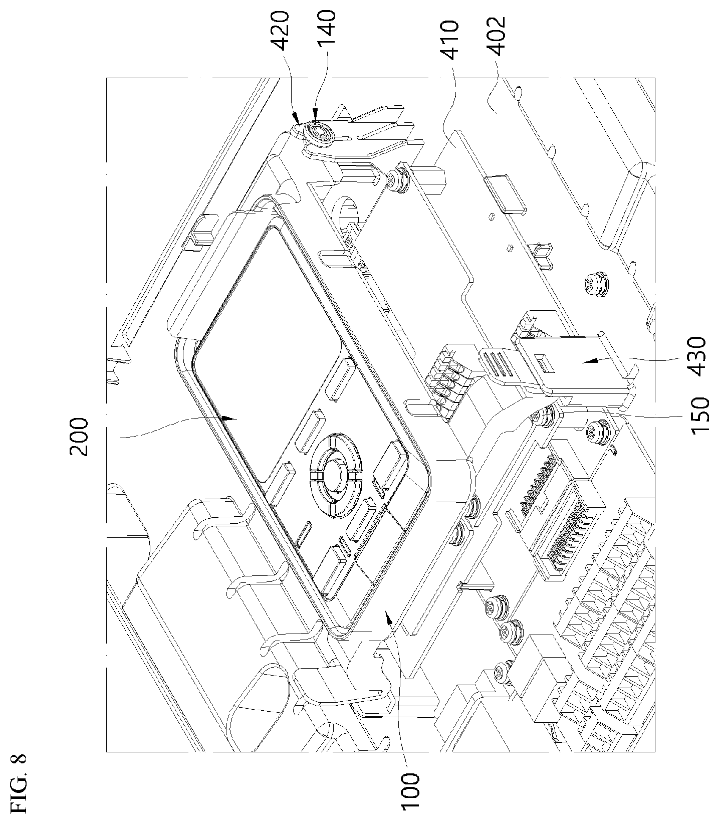 Patent US12356575 Figure 8 – Electronic apparatus having electronic control device