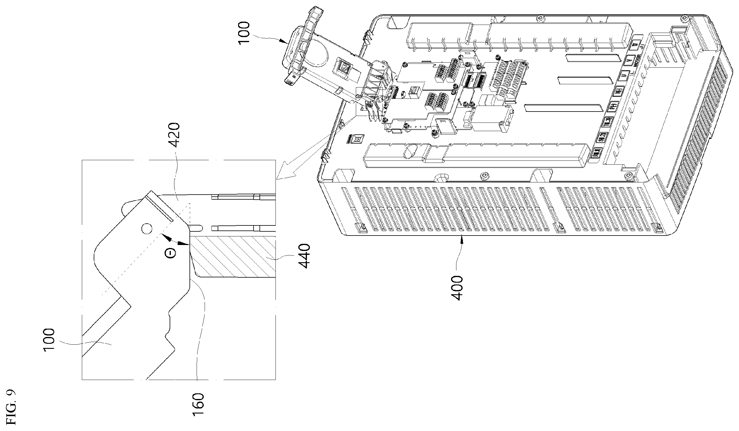 Patent US12356575 Figure 9 – Electronic apparatus having electronic control device
