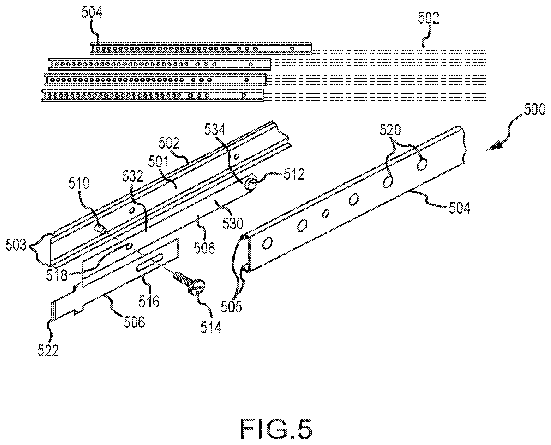 Patent US12356577 Figure 6 – Uniform equipment mounting system