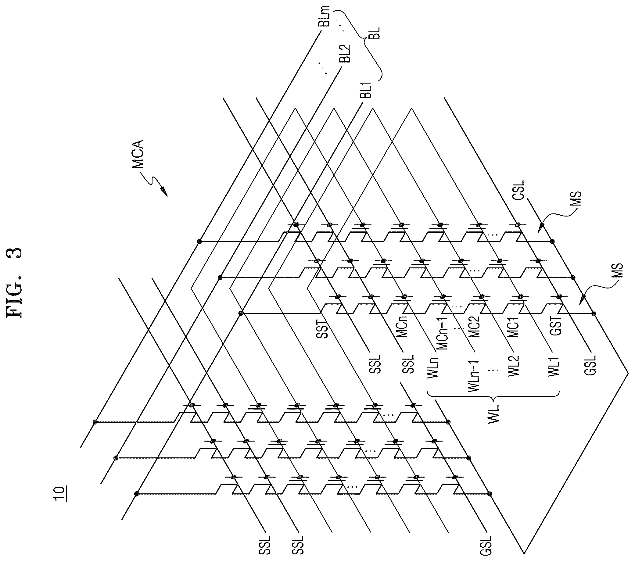 Patent US12356615 Figure 3 – Semiconductor device including vertical channel pattern surrounded by protection pattern