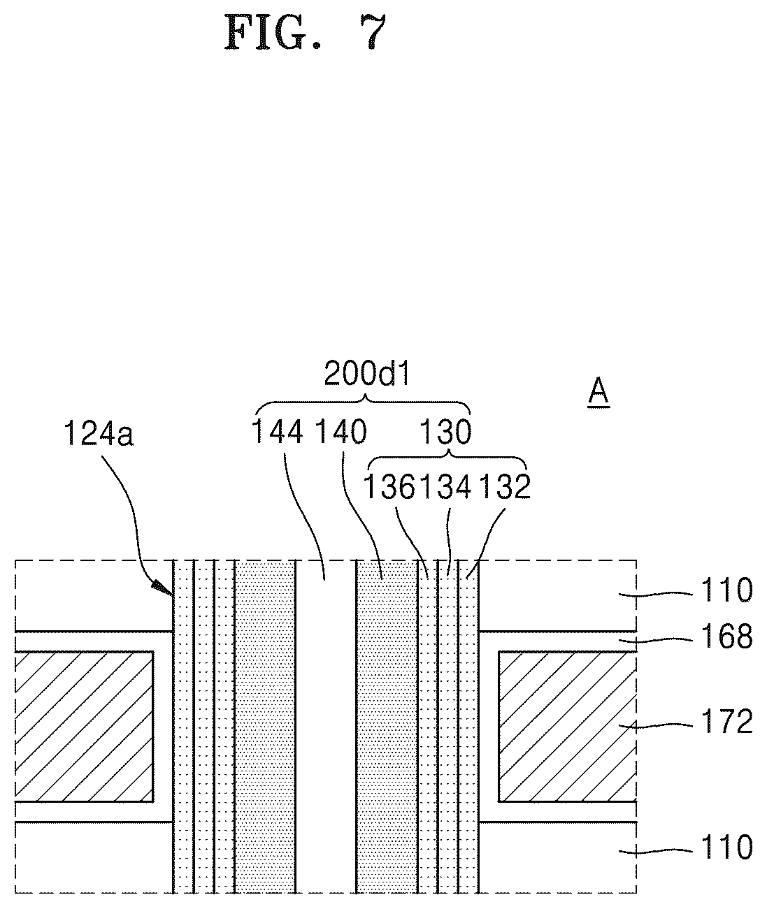 Patent US12356615 Figure 9 – Semiconductor device including vertical channel pattern surrounded by protection pattern