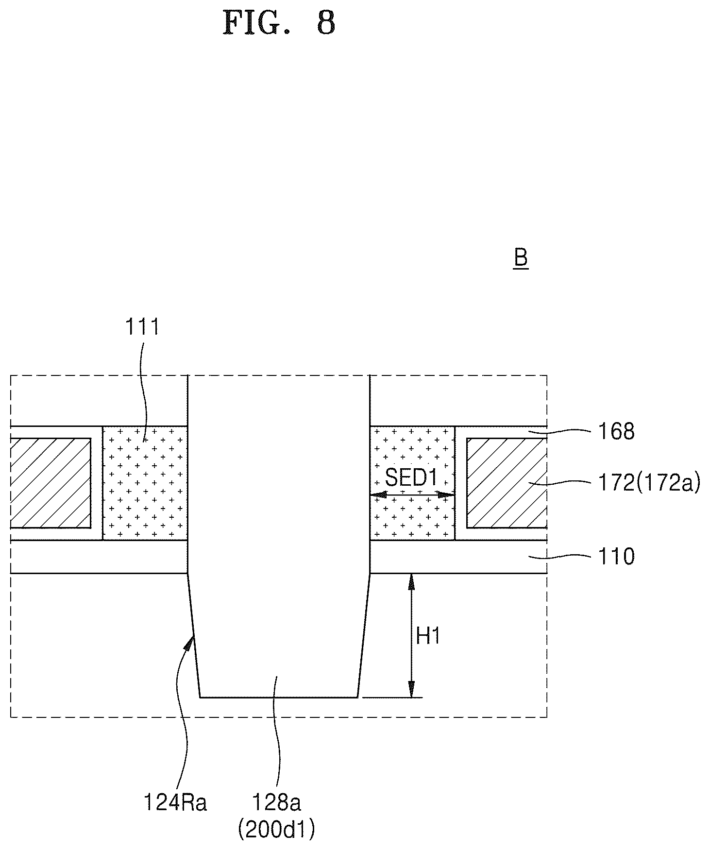 Patent US12356615 Figure 10 – Semiconductor device including vertical channel pattern surrounded by protection pattern