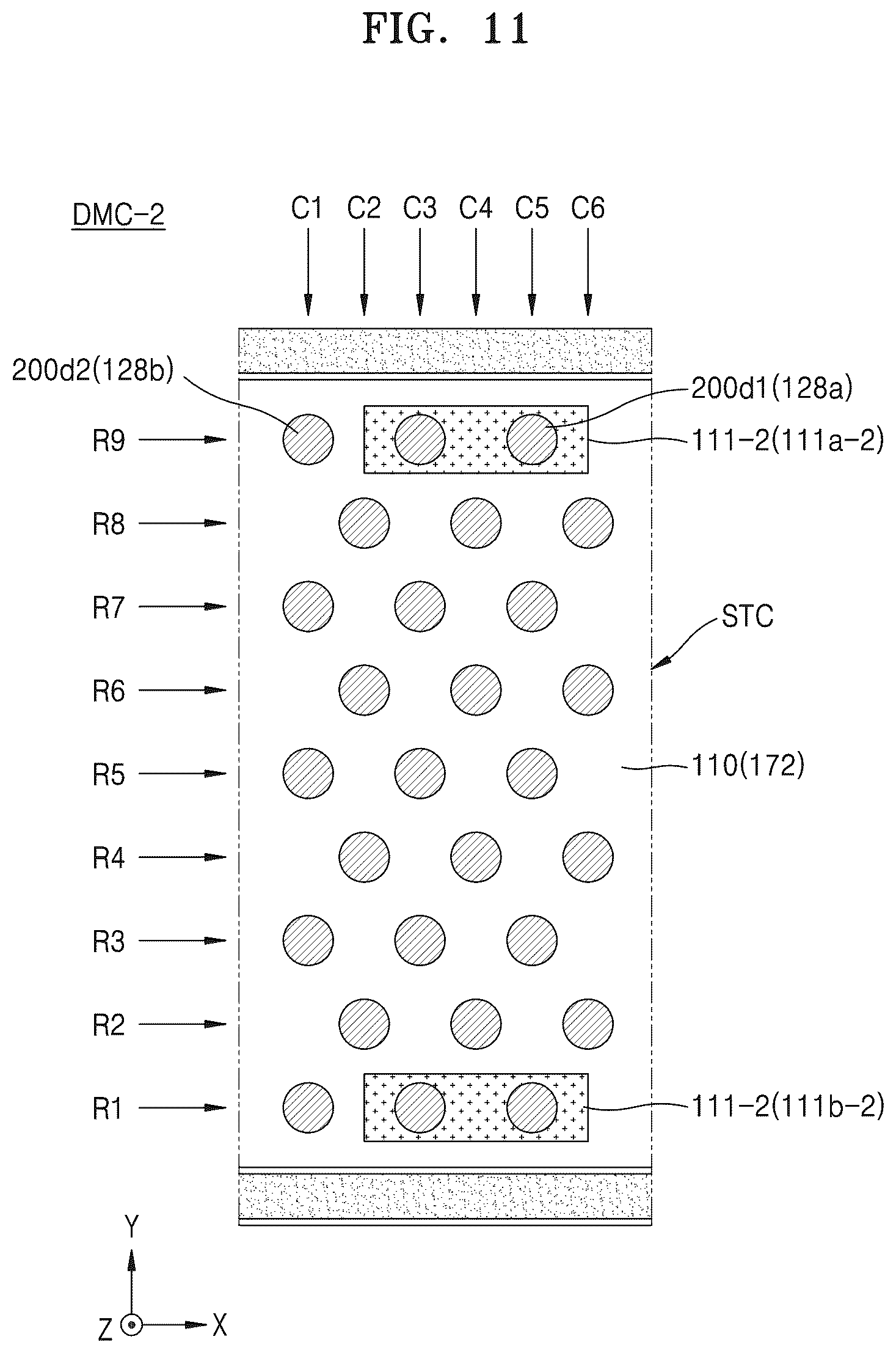 Patent US12356615 Figure 14 – Semiconductor device including vertical channel pattern surrounded by protection pattern