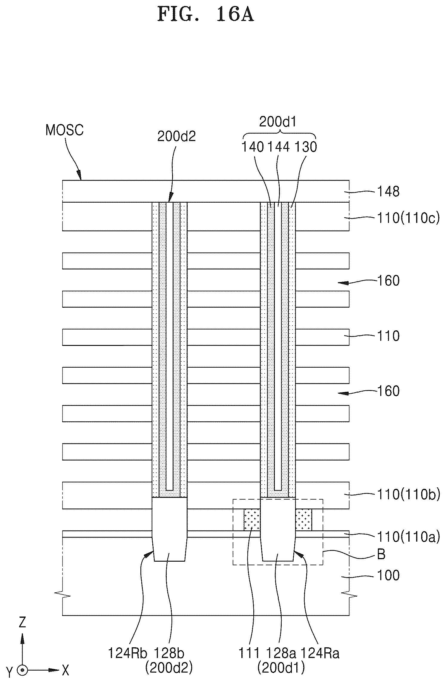 Patent US12356615 Figure 20 – Semiconductor device including vertical channel pattern surrounded by protection pattern