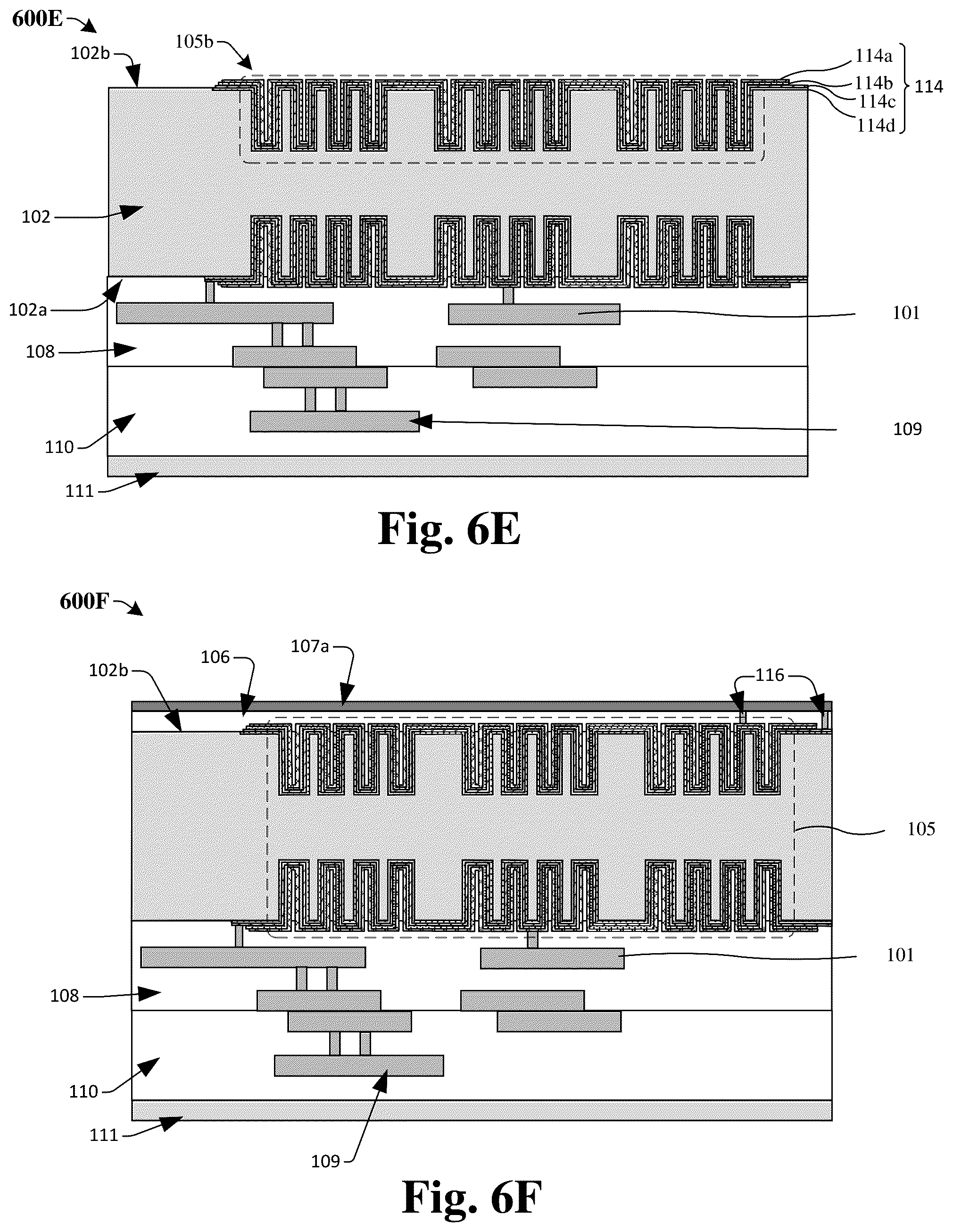 Patent US12356639 Figure 7 – Double-sided stacked DTC structure