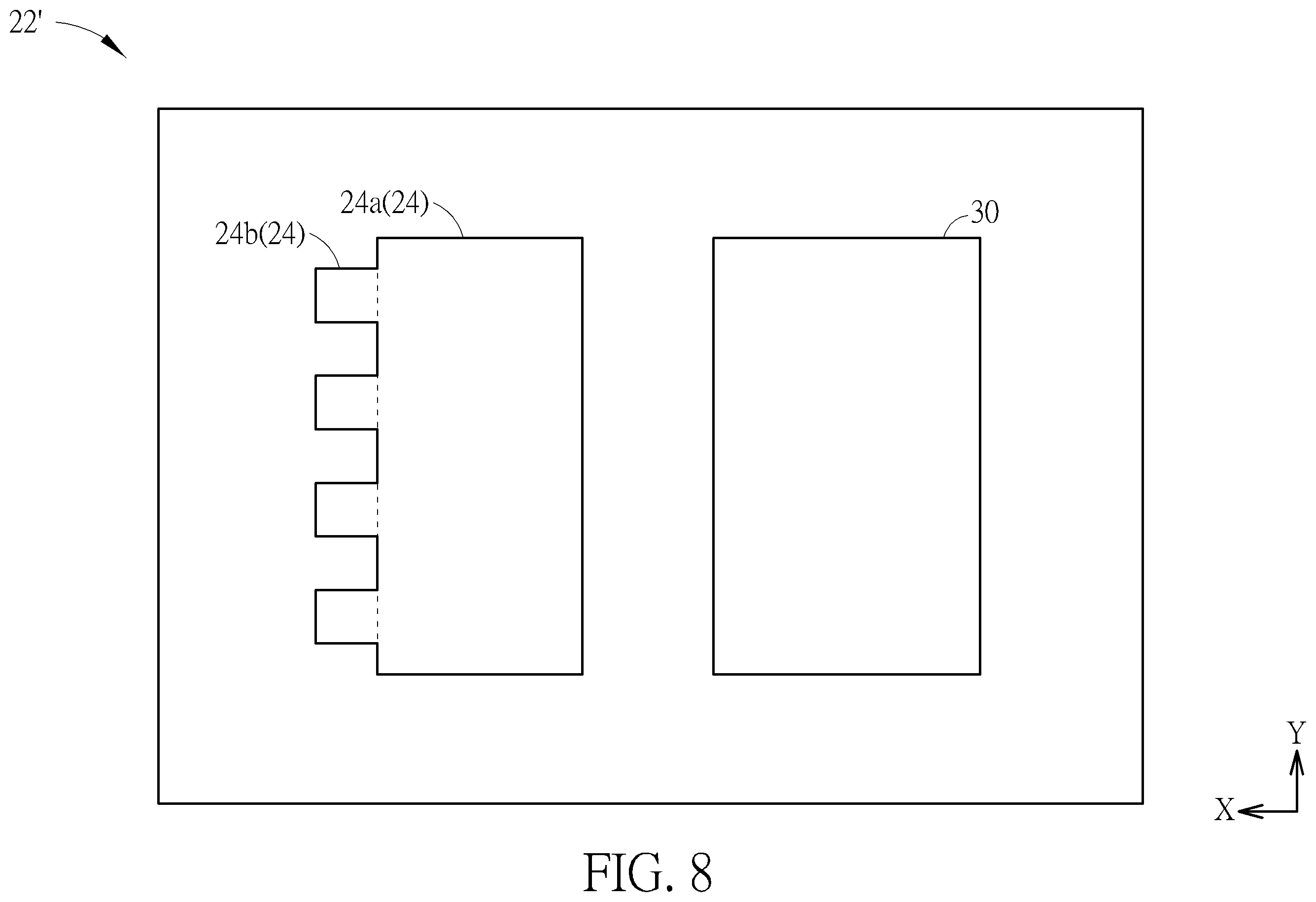Patent US12356648 Figure 8 – High voltage transistor