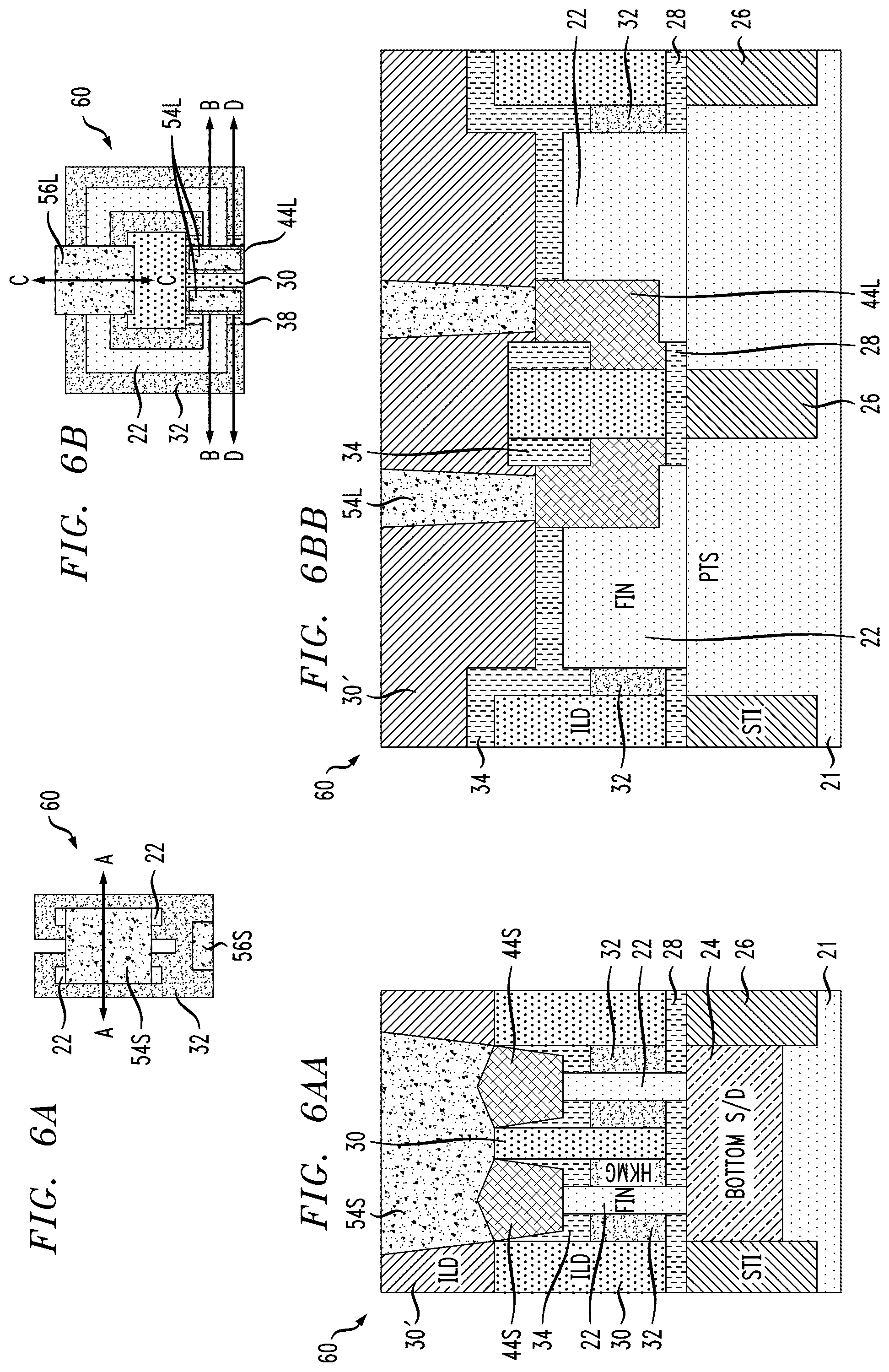 Patent US12356685 Figure 6 – Looped long channel field-effect transistor