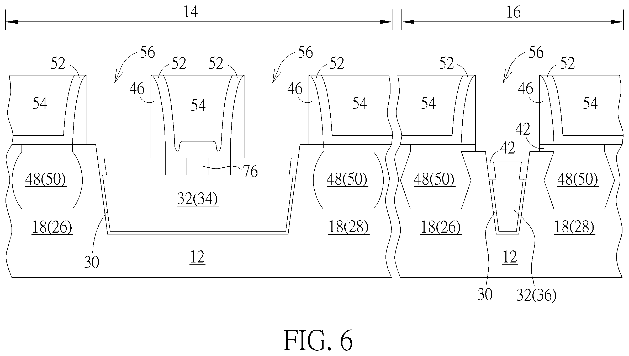 Patent US12356702 Figure 6 – Semiconductor device and method for fabricating the same