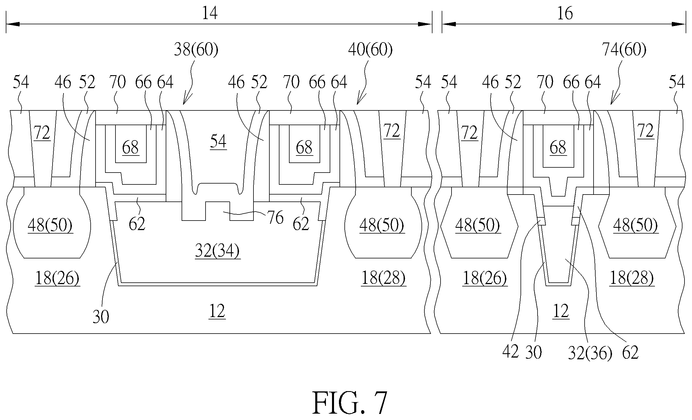 Patent US12356702 Figure 7 – Semiconductor device and method for fabricating the same