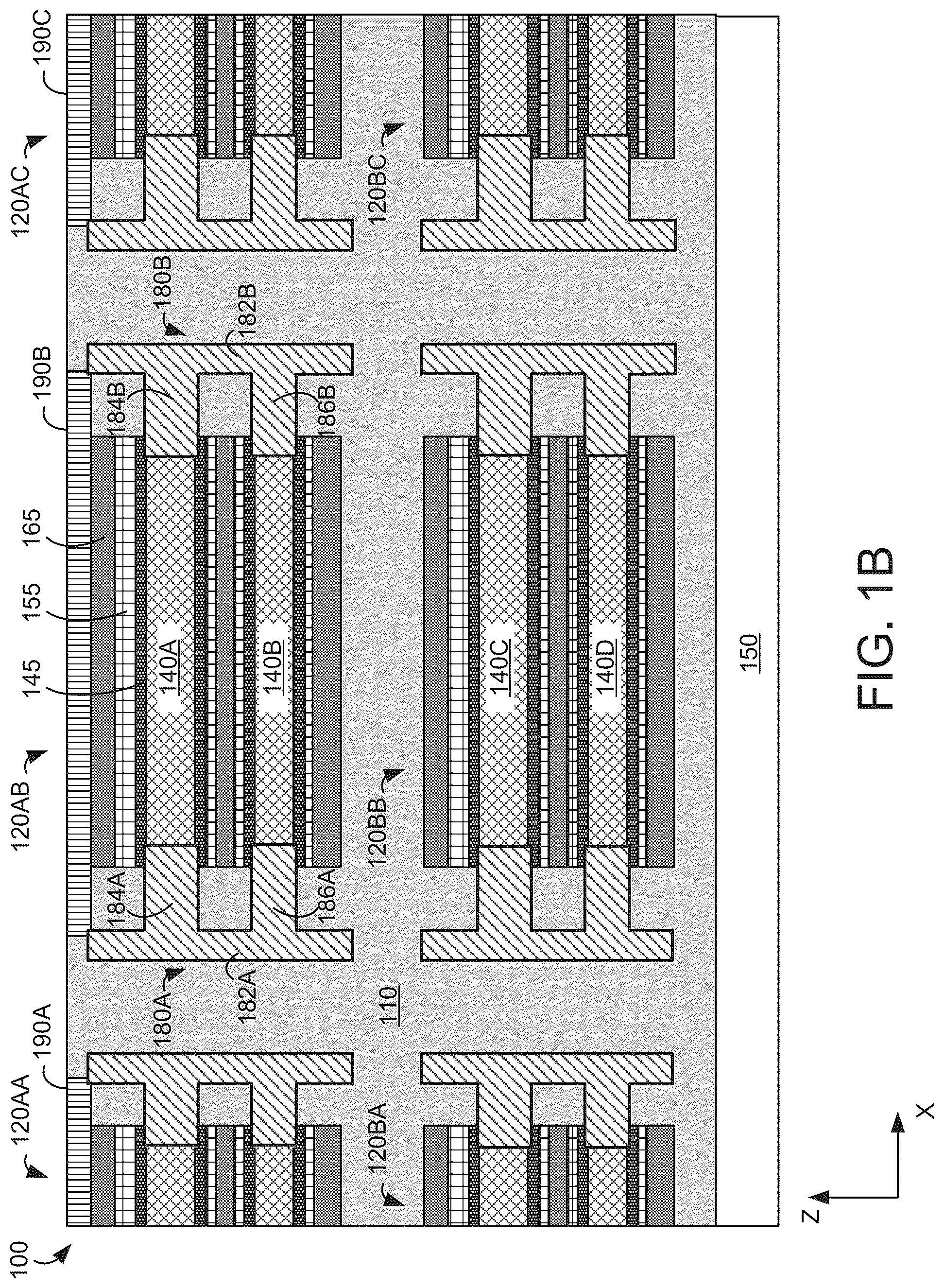 Patent US12356706 Figure 2 – Methods for forming high performance three dimensionally stacked transistors based on dielectric nano sheets