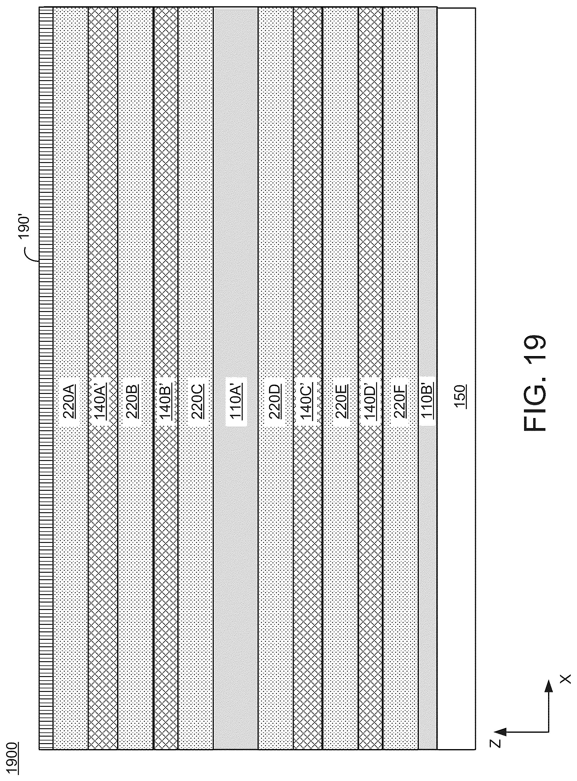 Patent US12356706 Figure 20 – Methods for forming high performance three dimensionally stacked transistors based on dielectric nano sheets