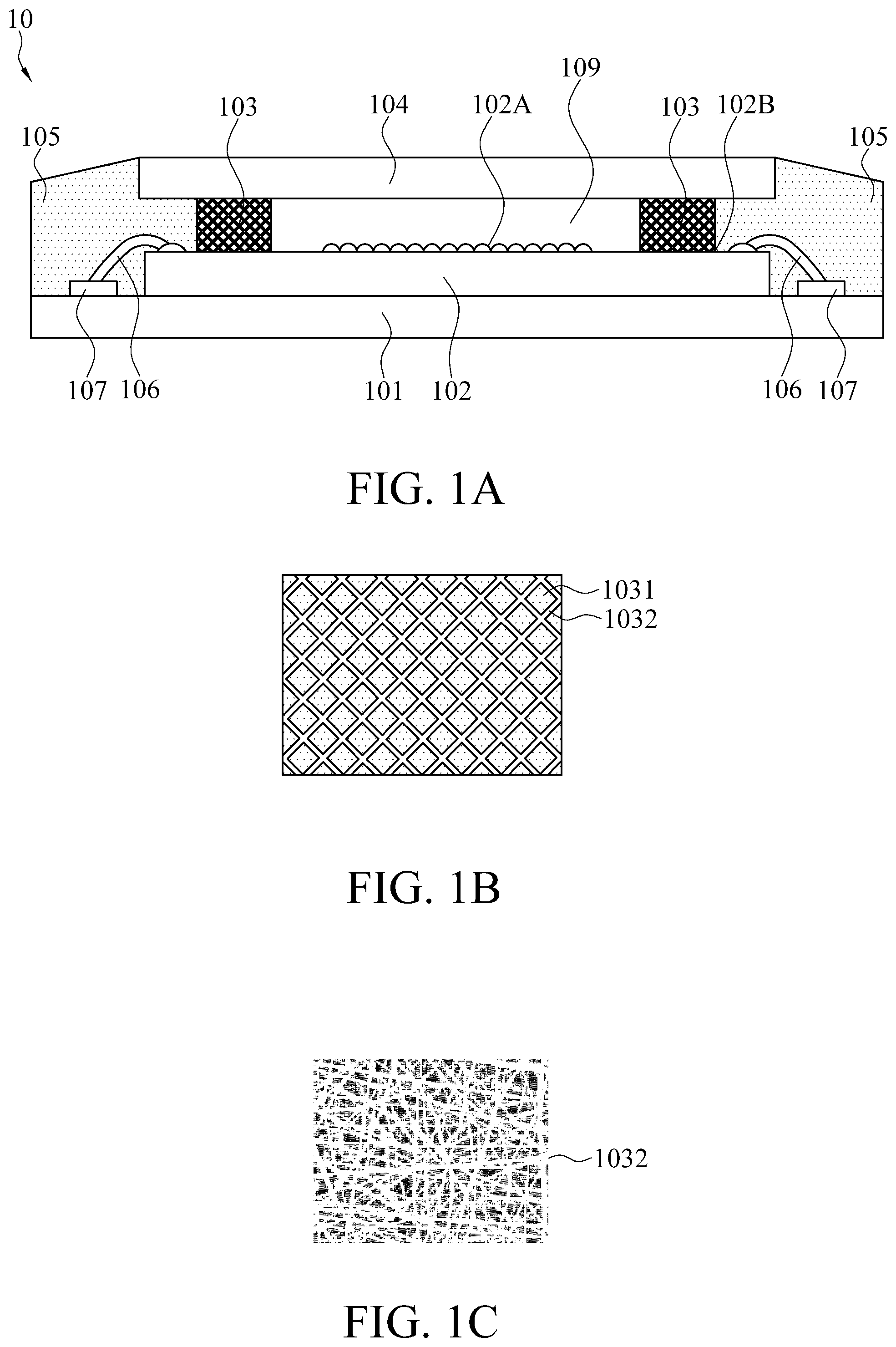 Patent US12356742 Figure 1 – Chip packaging structure and chip packaging method