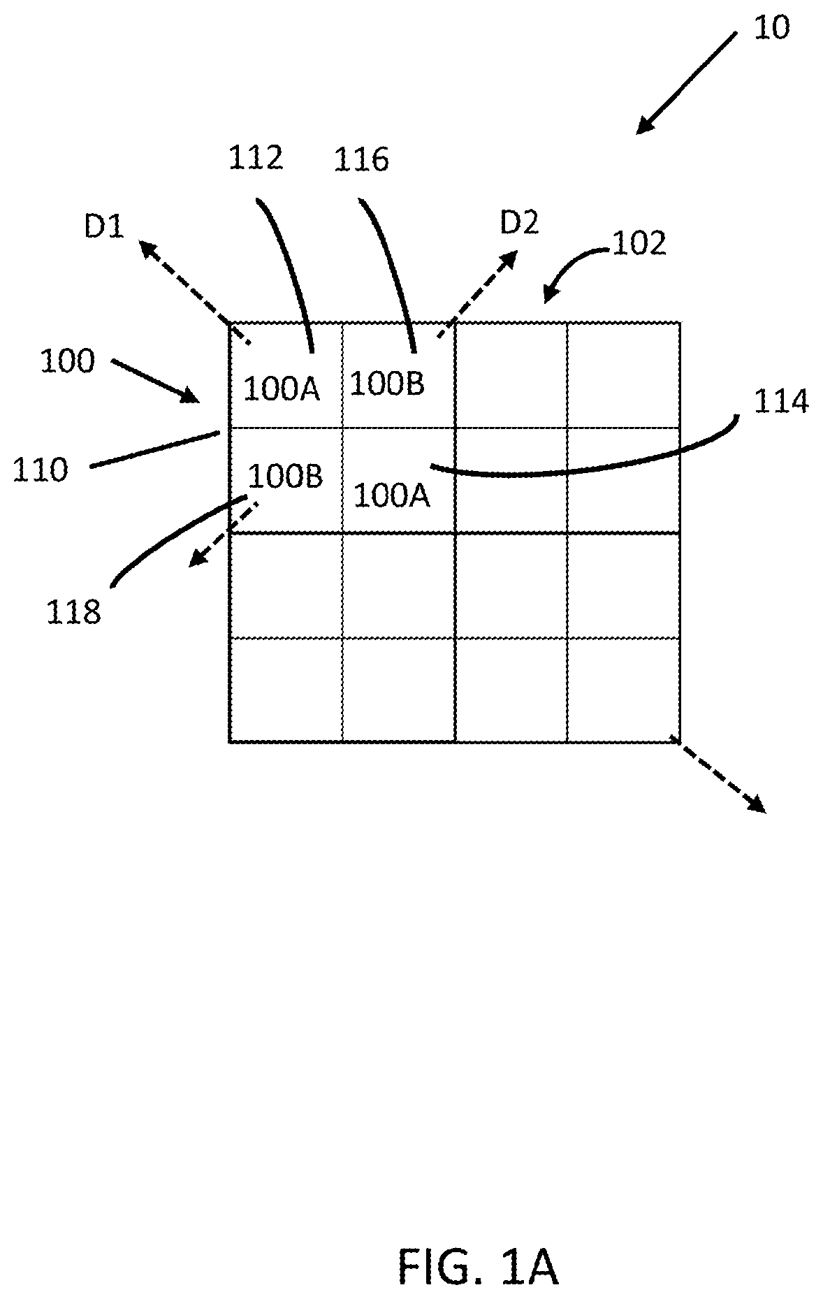 Patent US12356744 Figure 1 – Color filter array apparatus