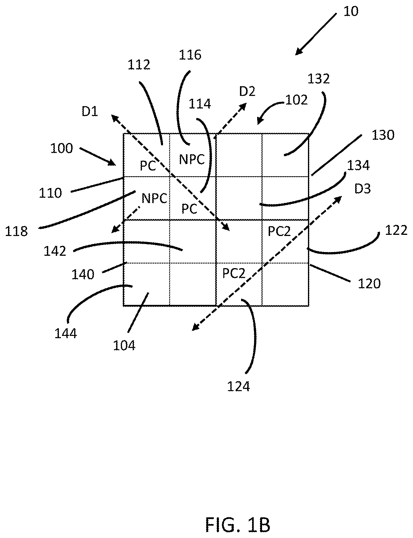 Patent US12356744 Figure 2 – Color filter array apparatus
