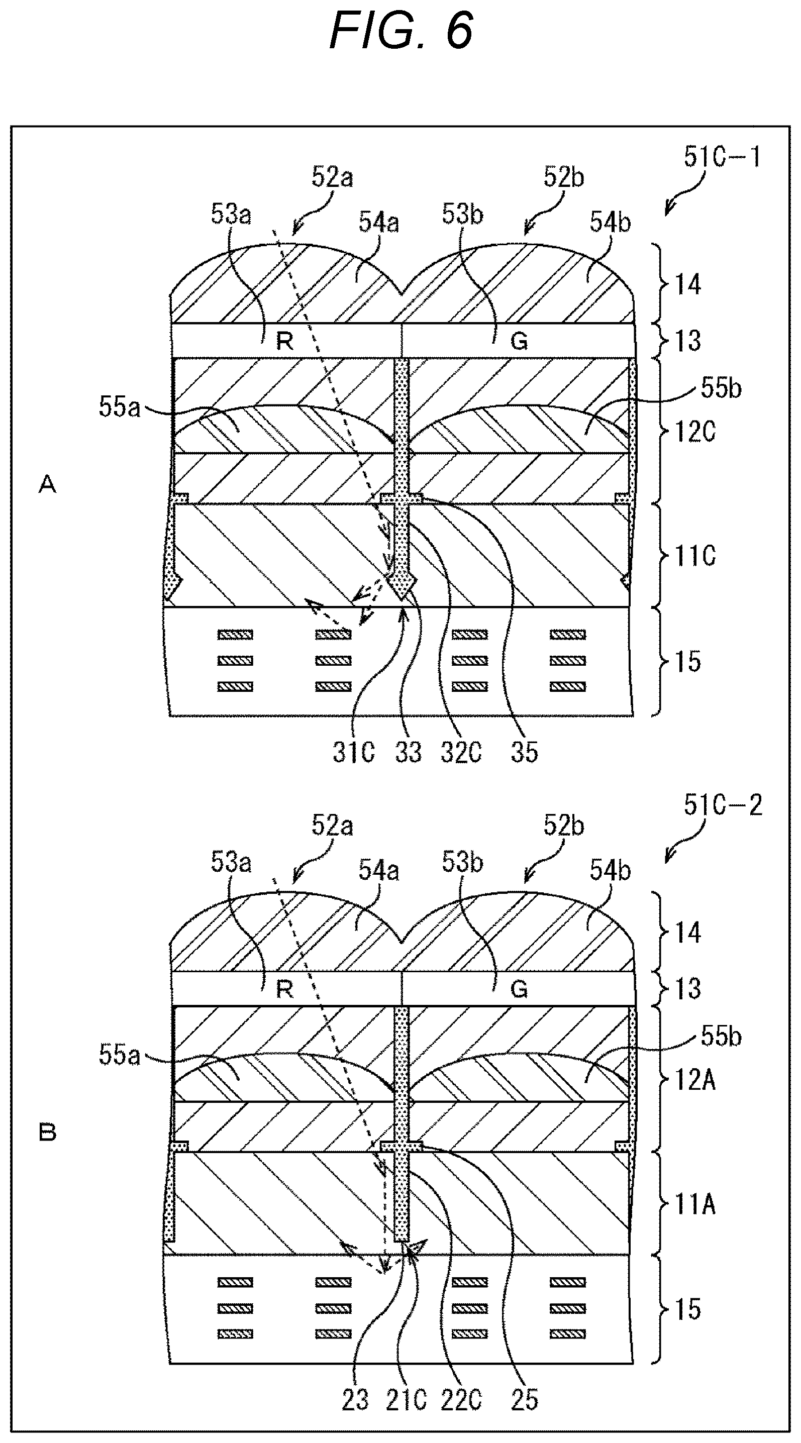Patent US12356747 Figure 6 – Image capturing element, manufacturing method, and electronic device