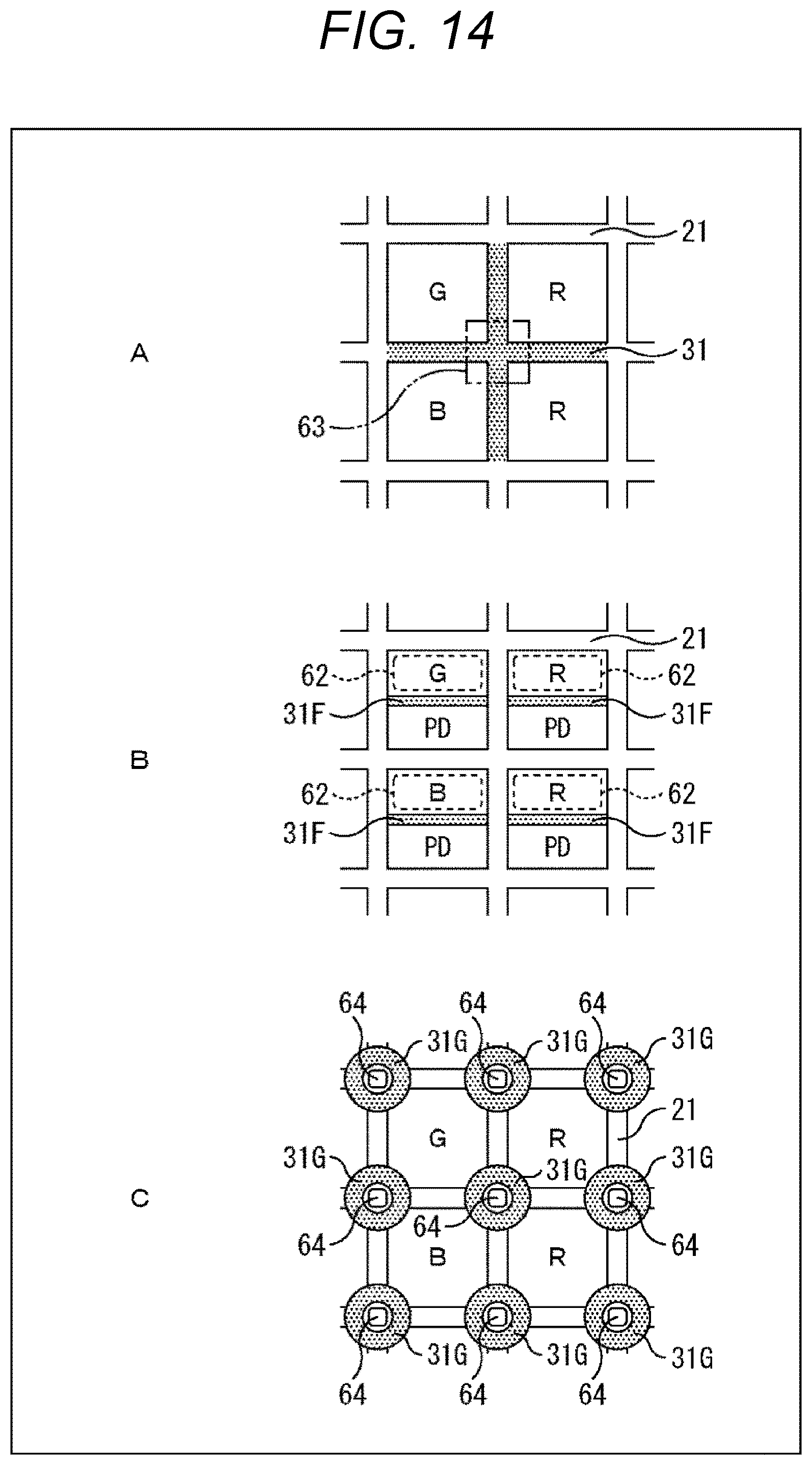 Patent US12356747 Figure 14 – Image capturing element, manufacturing method, and electronic device