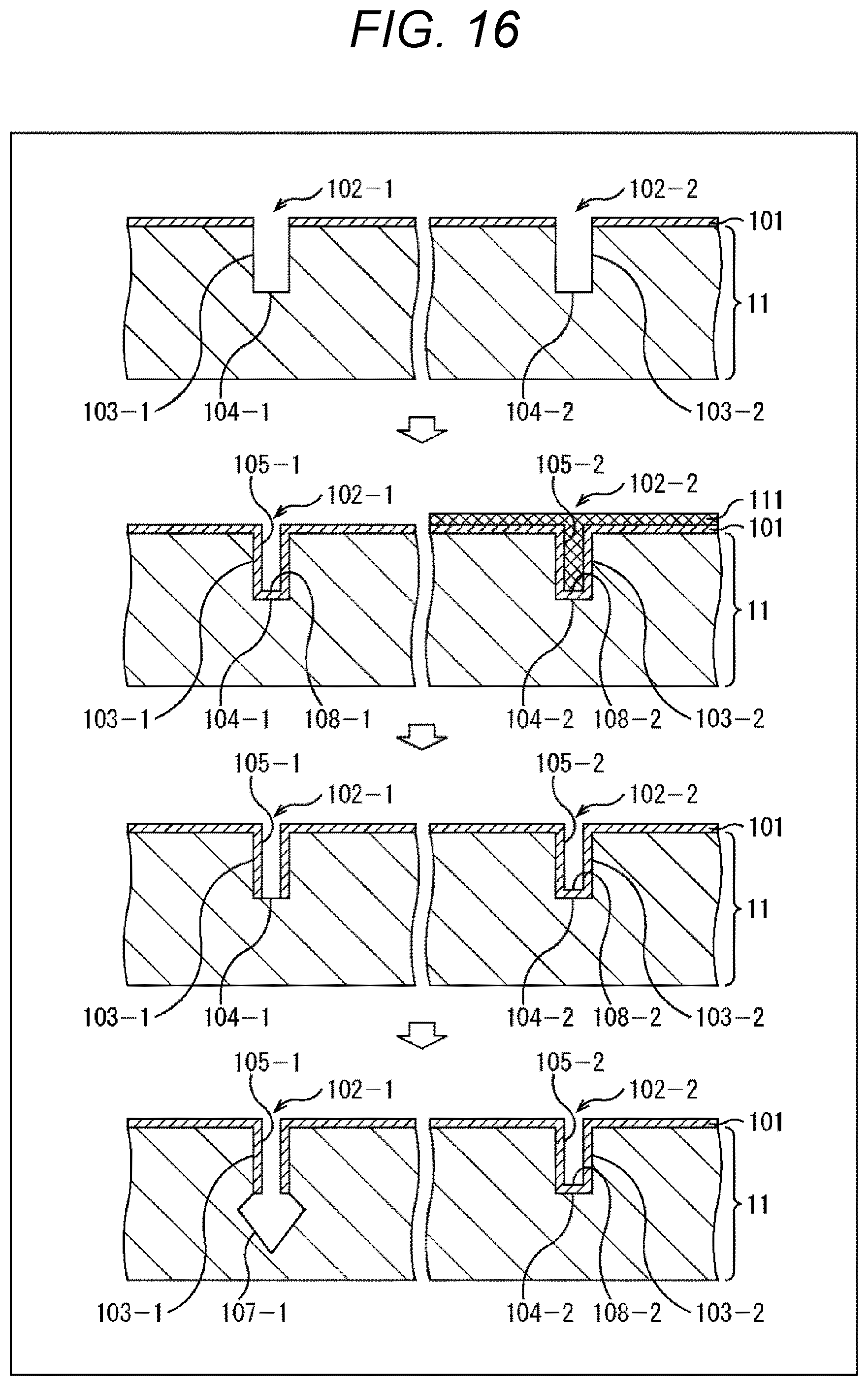 Patent US12356747 Figure 16 – Image capturing element, manufacturing method, and electronic device