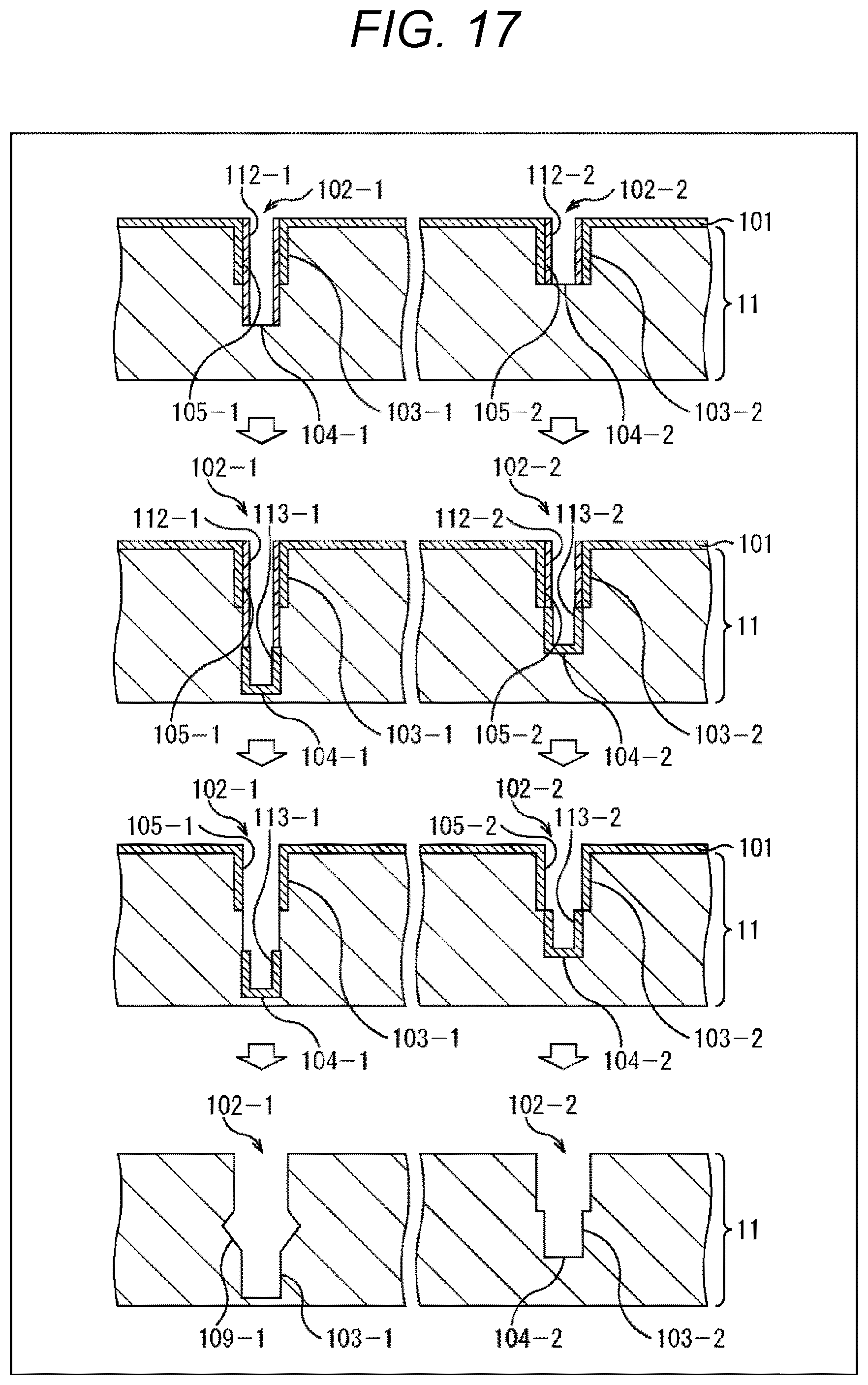 Patent US12356747 Figure 17 – Image capturing element, manufacturing method, and electronic device