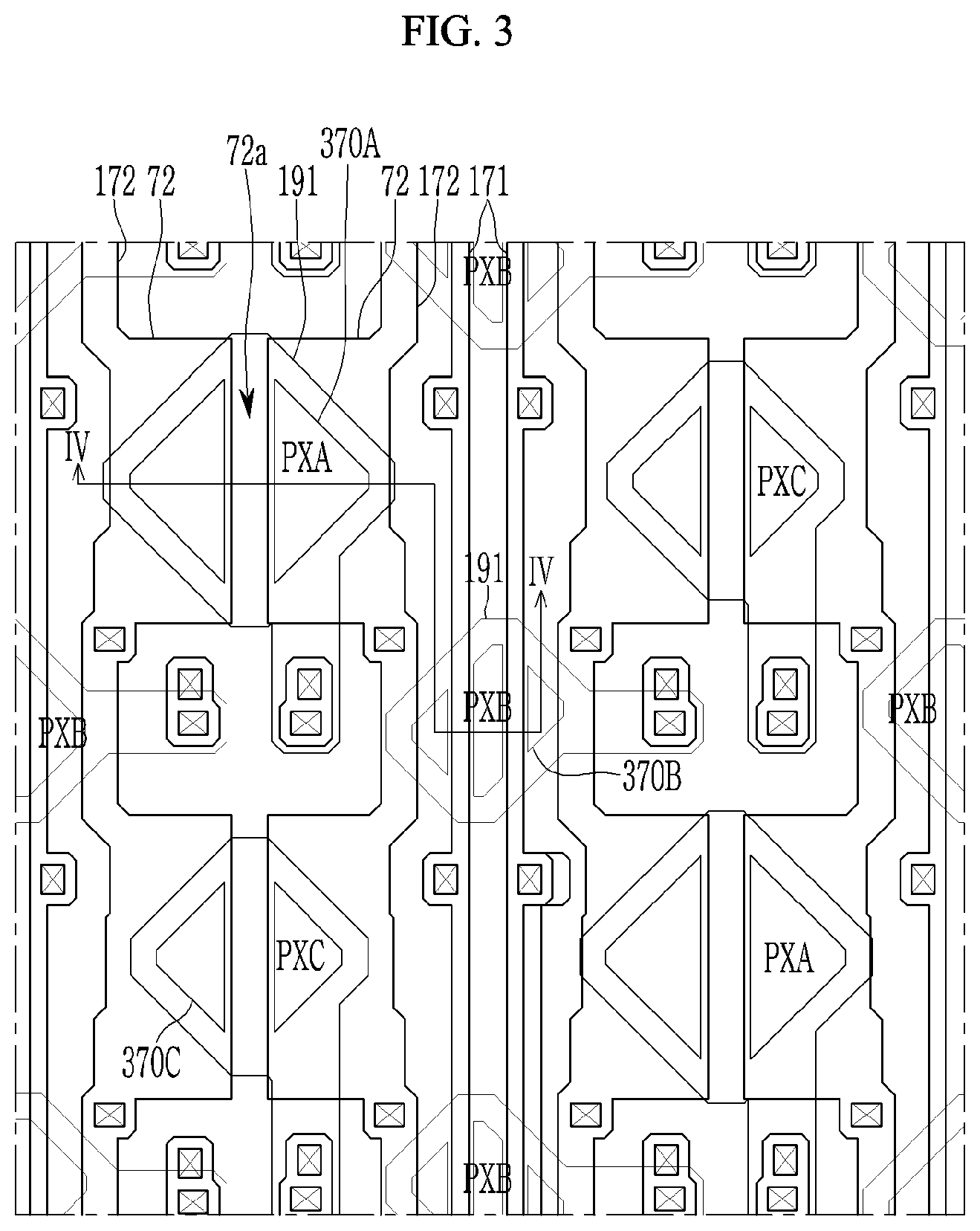 Patent US12356823 Figure 3 – Display device that can prevent deterioration of transmittance while preventing contrast deterioration