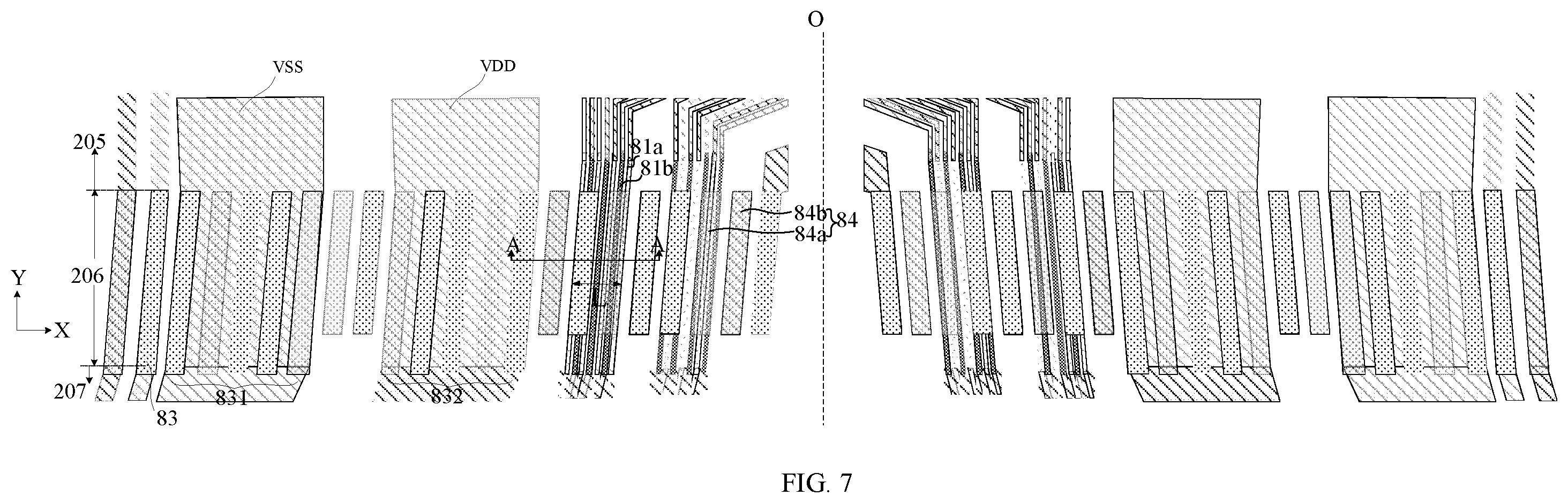 Patent US12356826 Figure 7 – Display panel, manufacturing method thereof, and display device