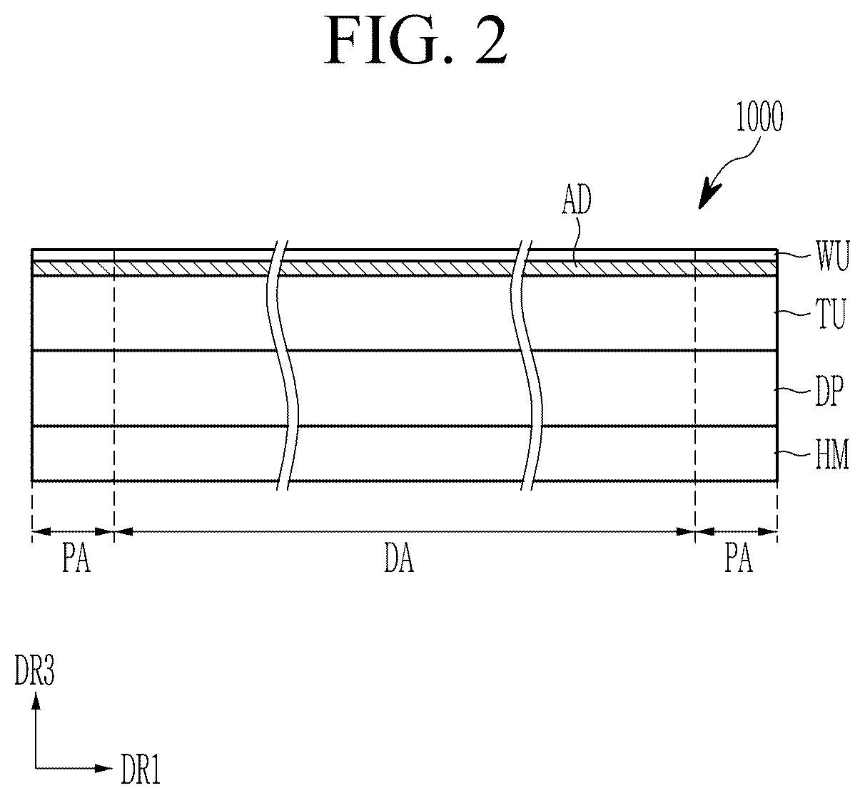 Patent US12356830 Figure 2 – Display device