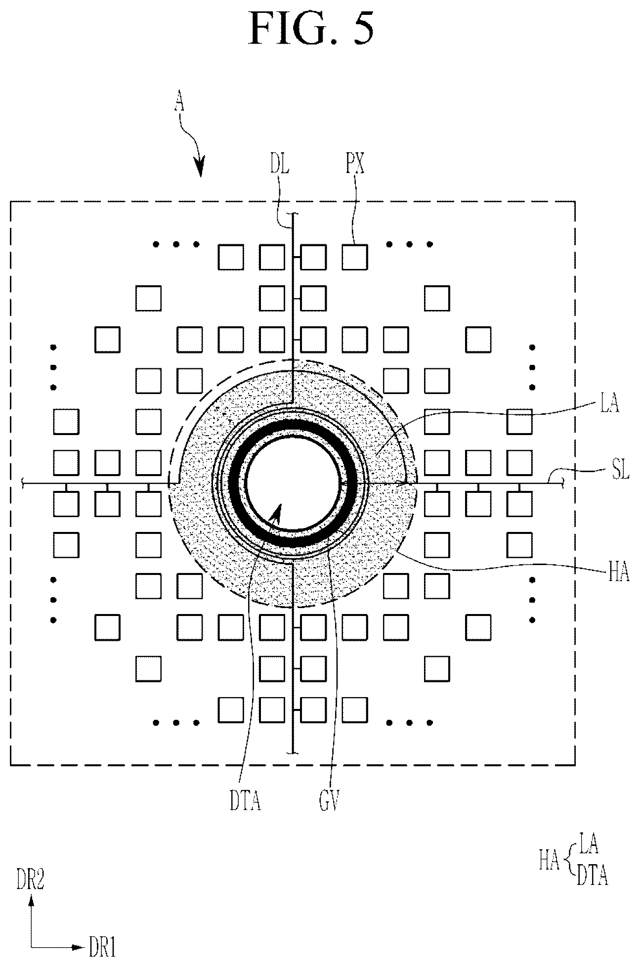Patent US12356830 Figure 5 – Display device