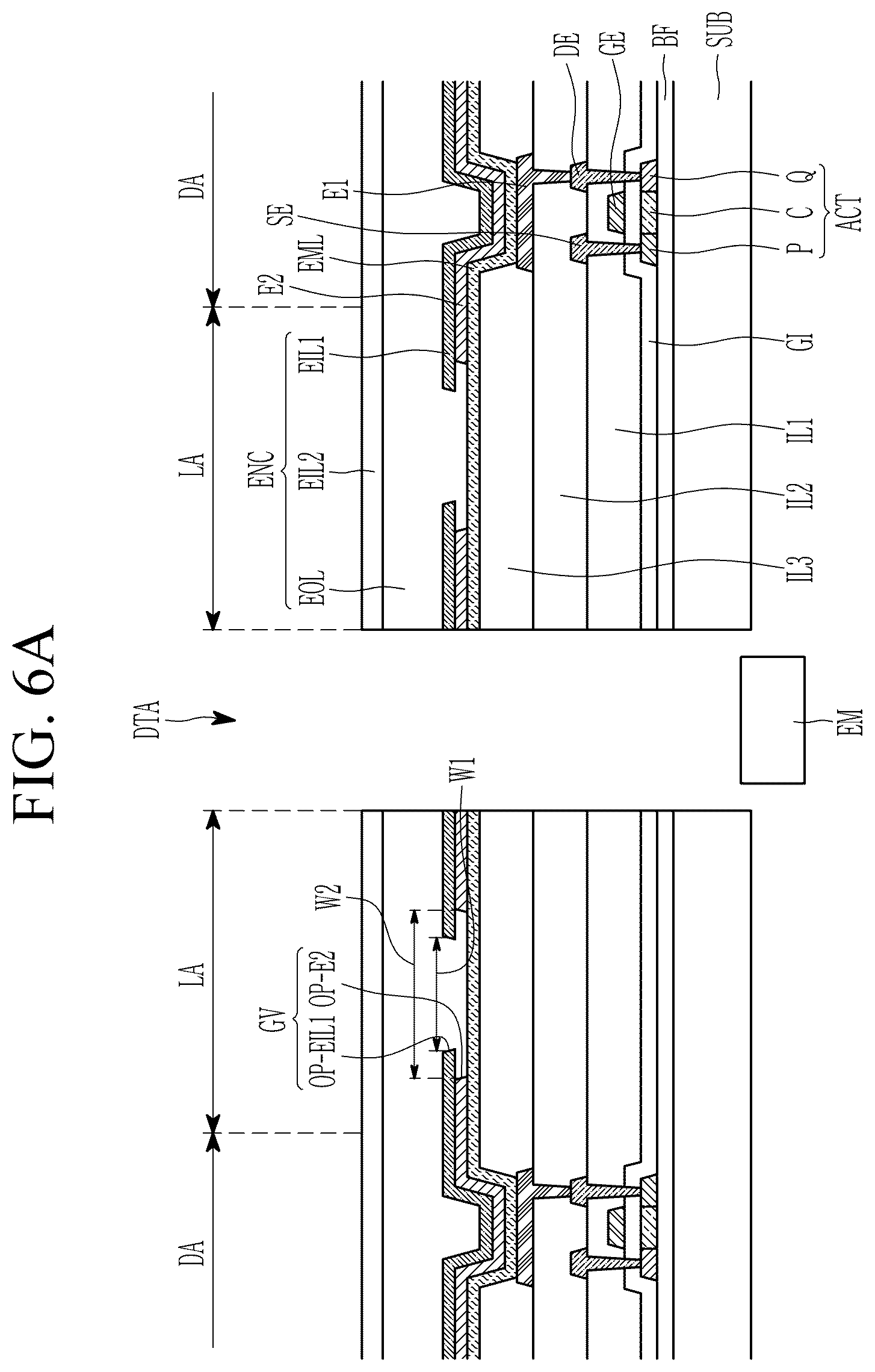 Patent US12356830 Figure 6 – Display device