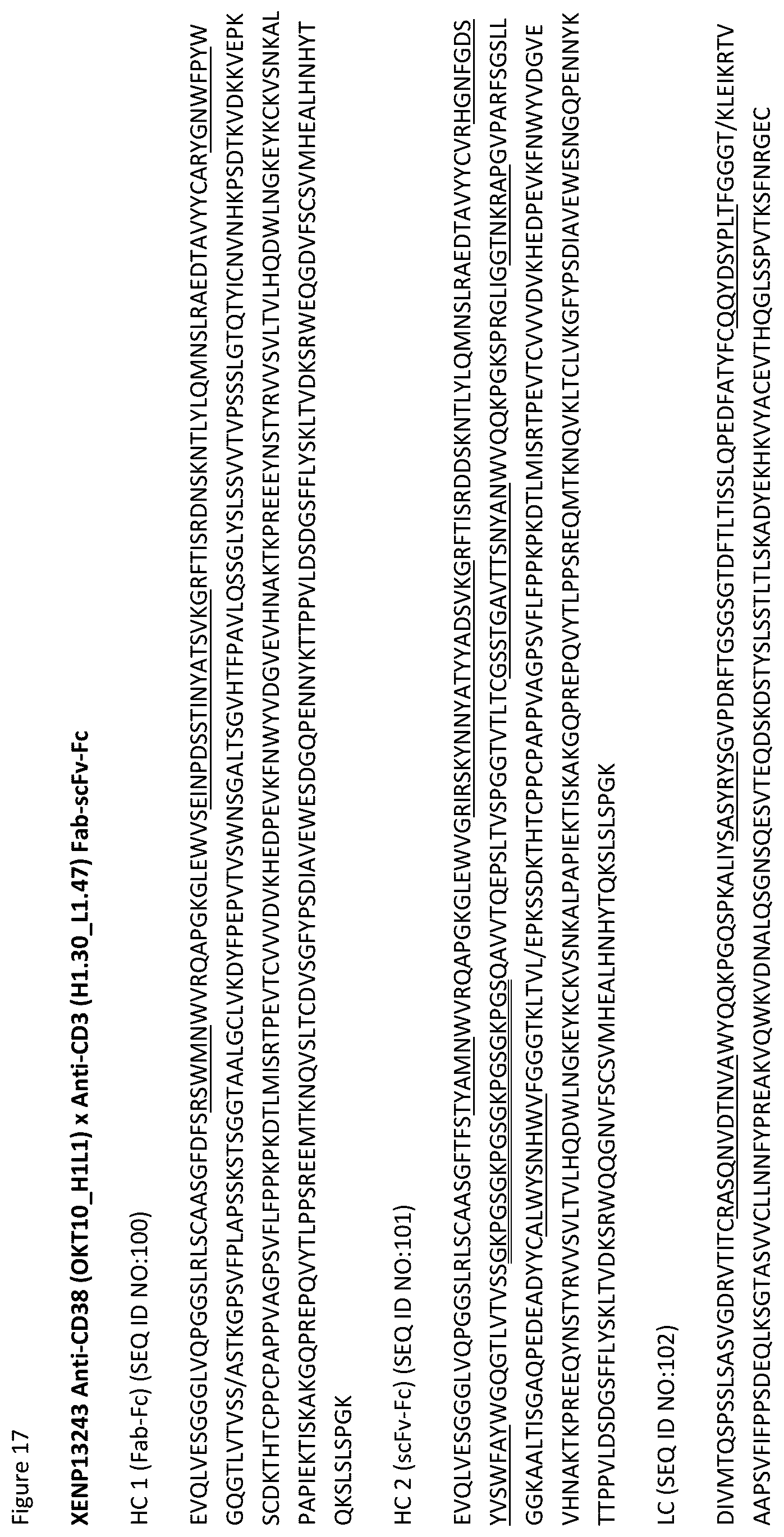Patent US12359002 Figure 19 – Heterodimeric antibodies that bind CD3 and tumor antigens