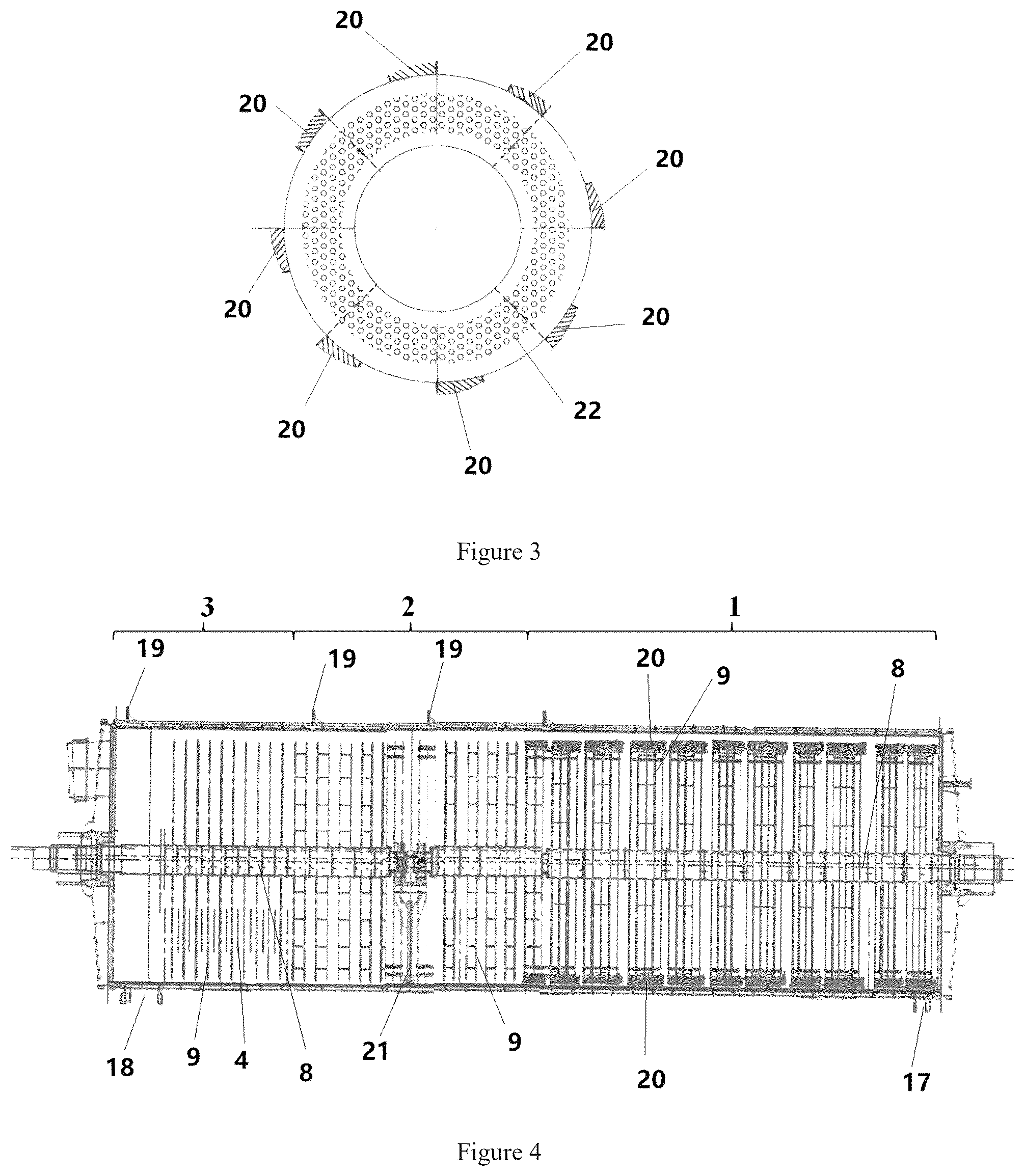 Patent US12359021 Figure 2 – High-viscosity PBT polymerization reactor and method for preparing direct melt-spun high-viscosity PBT/low-viscosity PET two-component elastic fiber