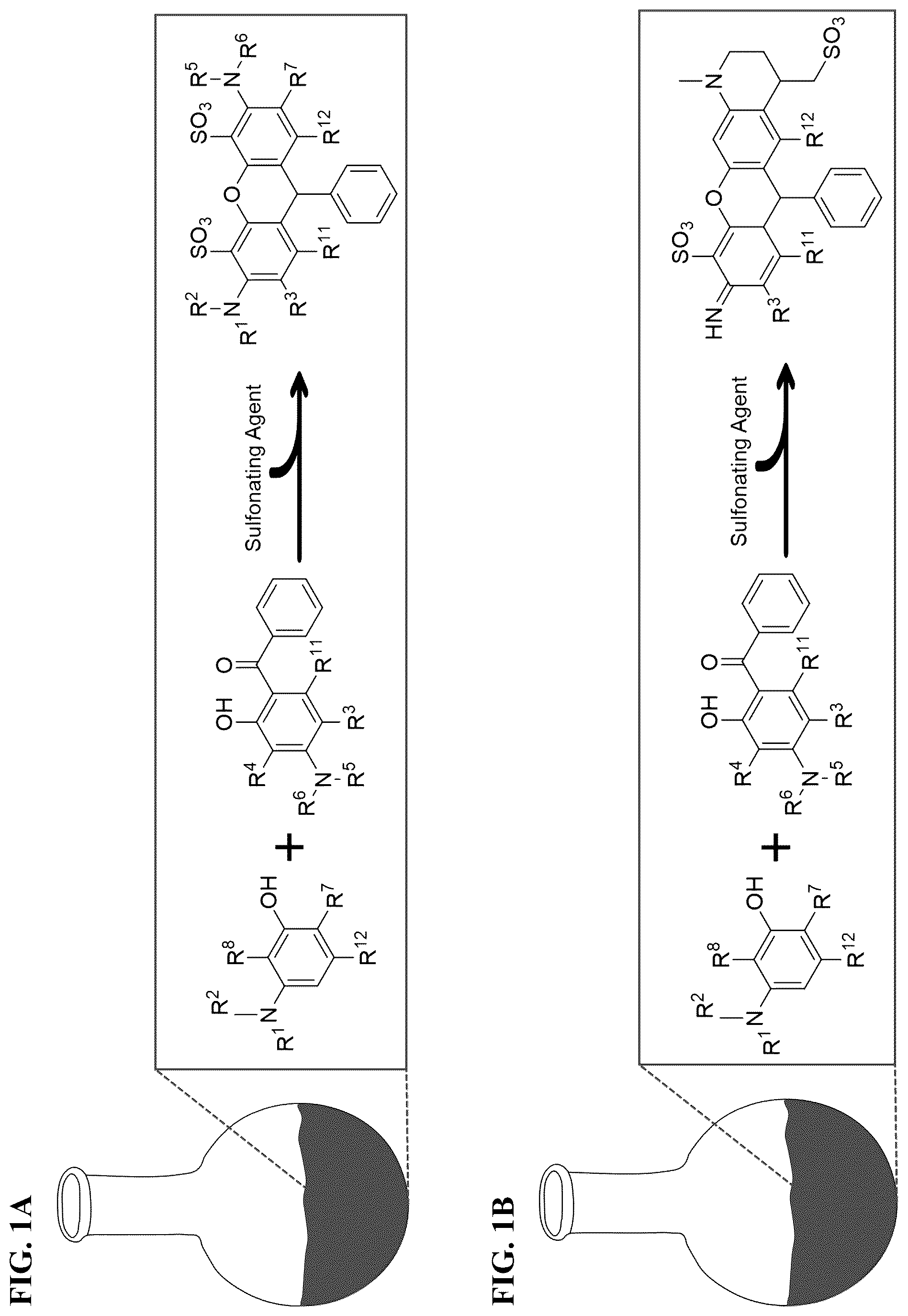 Patent US12359068 Figure 1 – Rhodamine fluorescent compounds and production methods thereof