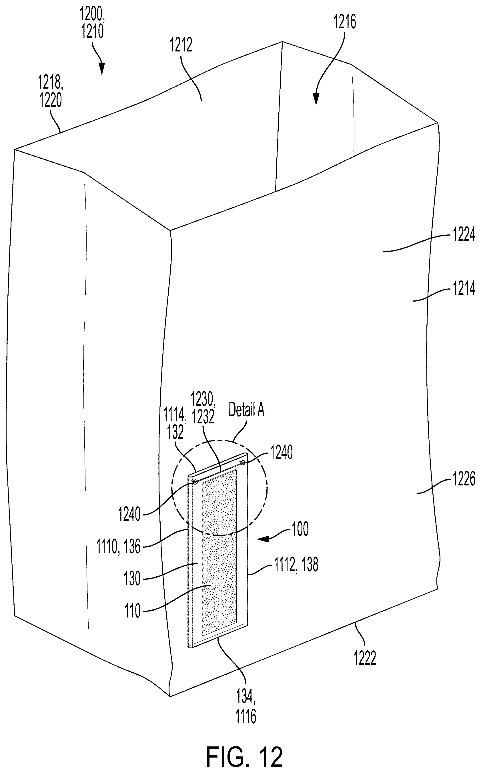 Patent US12359093 Figure 10 – Tape kit for sealing a package