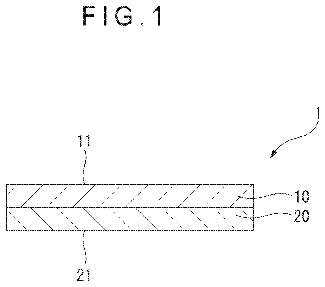 Patent US12359096 Figure 1 – High-frequency dielectric heating adhesive sheet