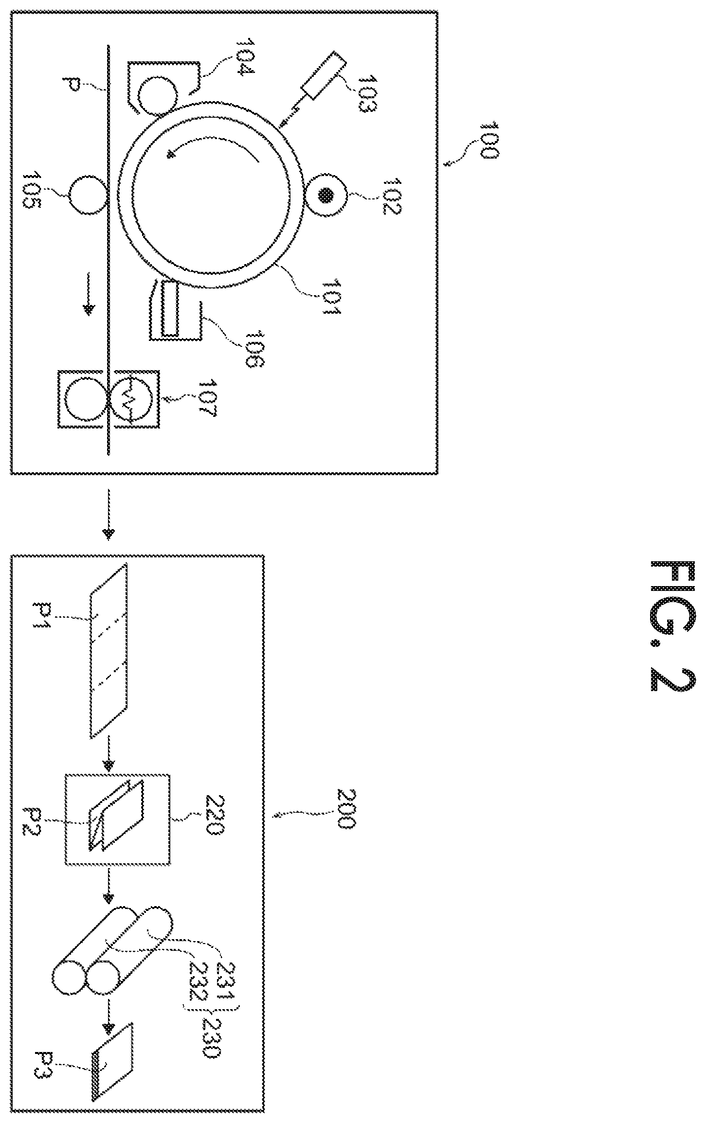 Patent US12359103 Figure 2 – Pressure sensitive adhesive particle and method of producing printed matter