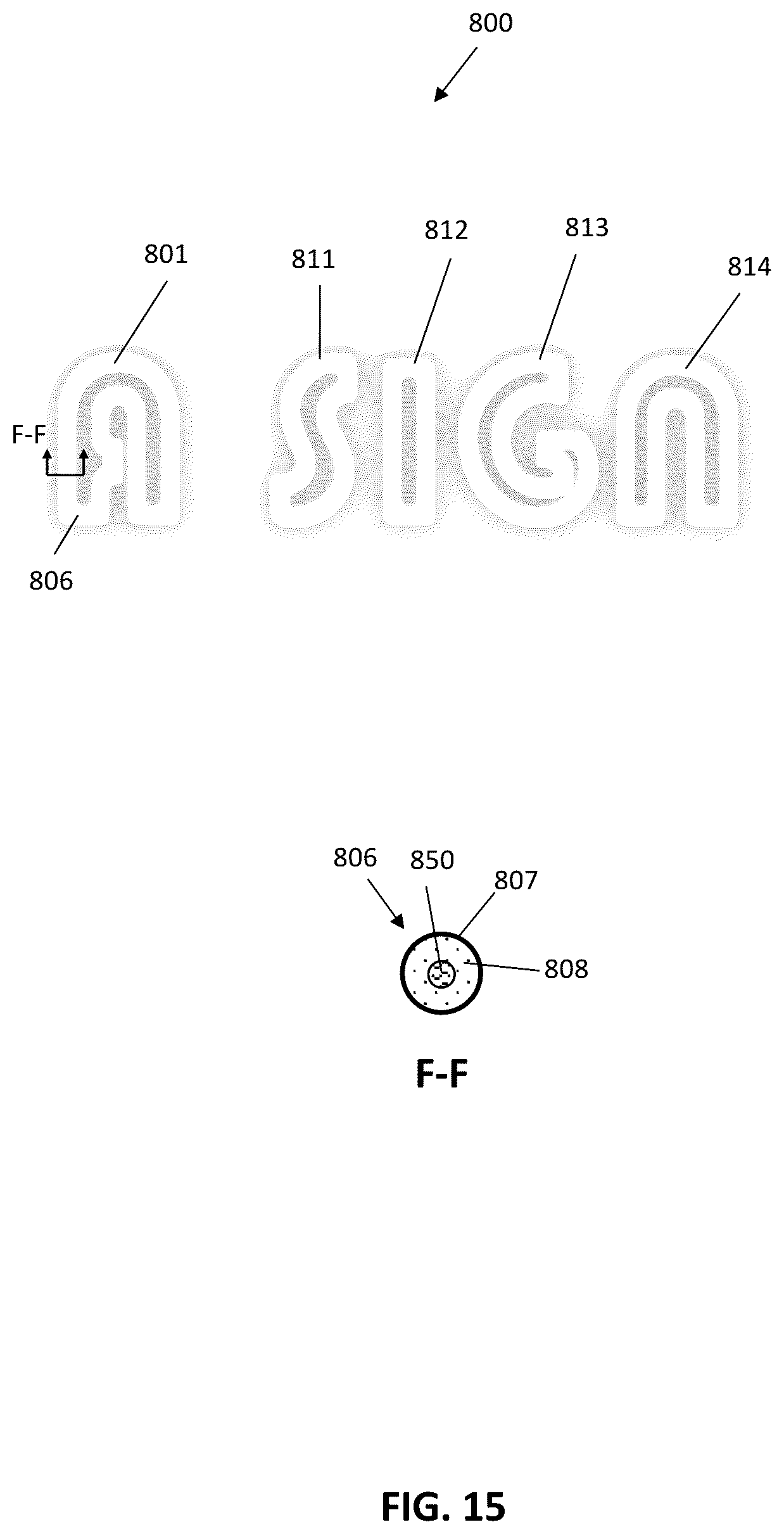 Patent US12359117 Figure 15 – Reusable photoluminescent apparatus, methods, and systems