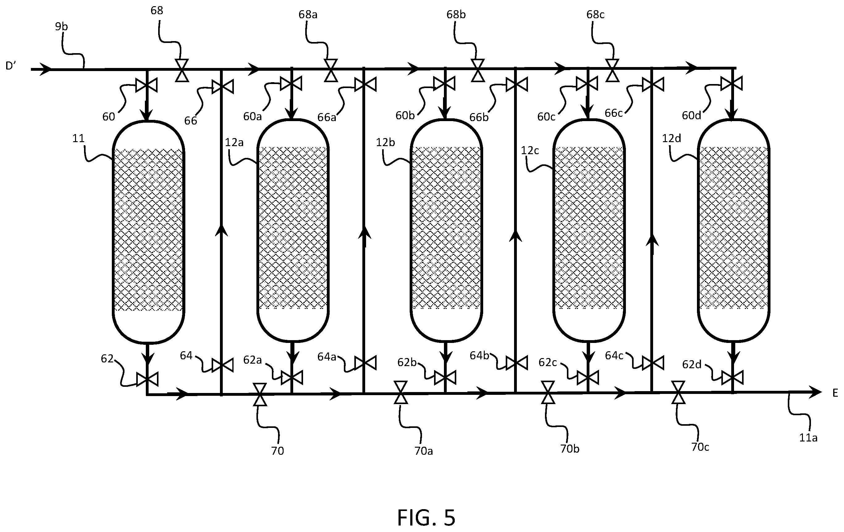 Patent US12359133 Figure 4 – Process and device for treating high sulfur heavy marine fuel oil for use as feedstock in a subsequent refinery unit