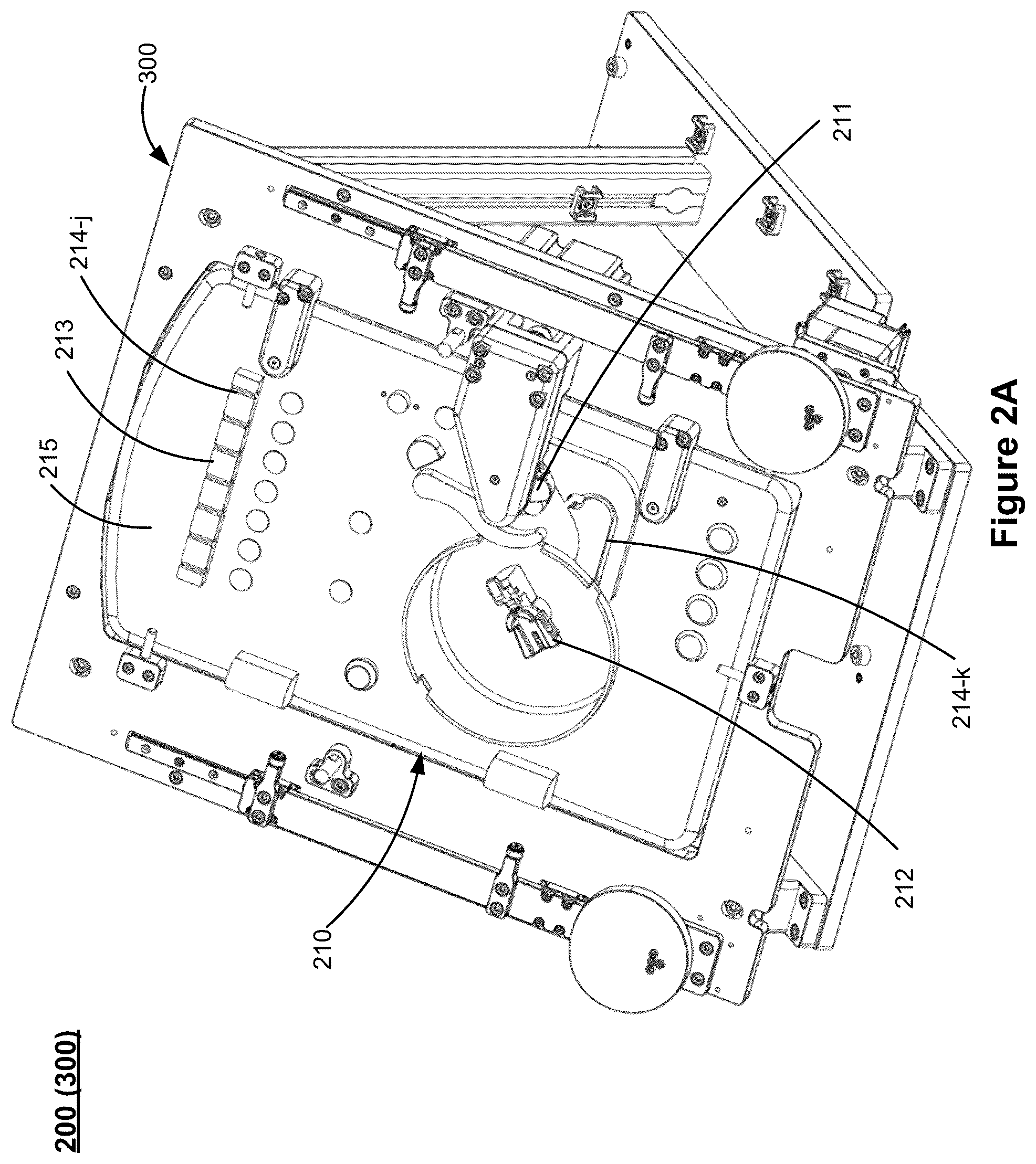 Patent US12359160 Figure 2 – Apparatus for facilitating automated loading and unloading consumable kit to cell processing instrument