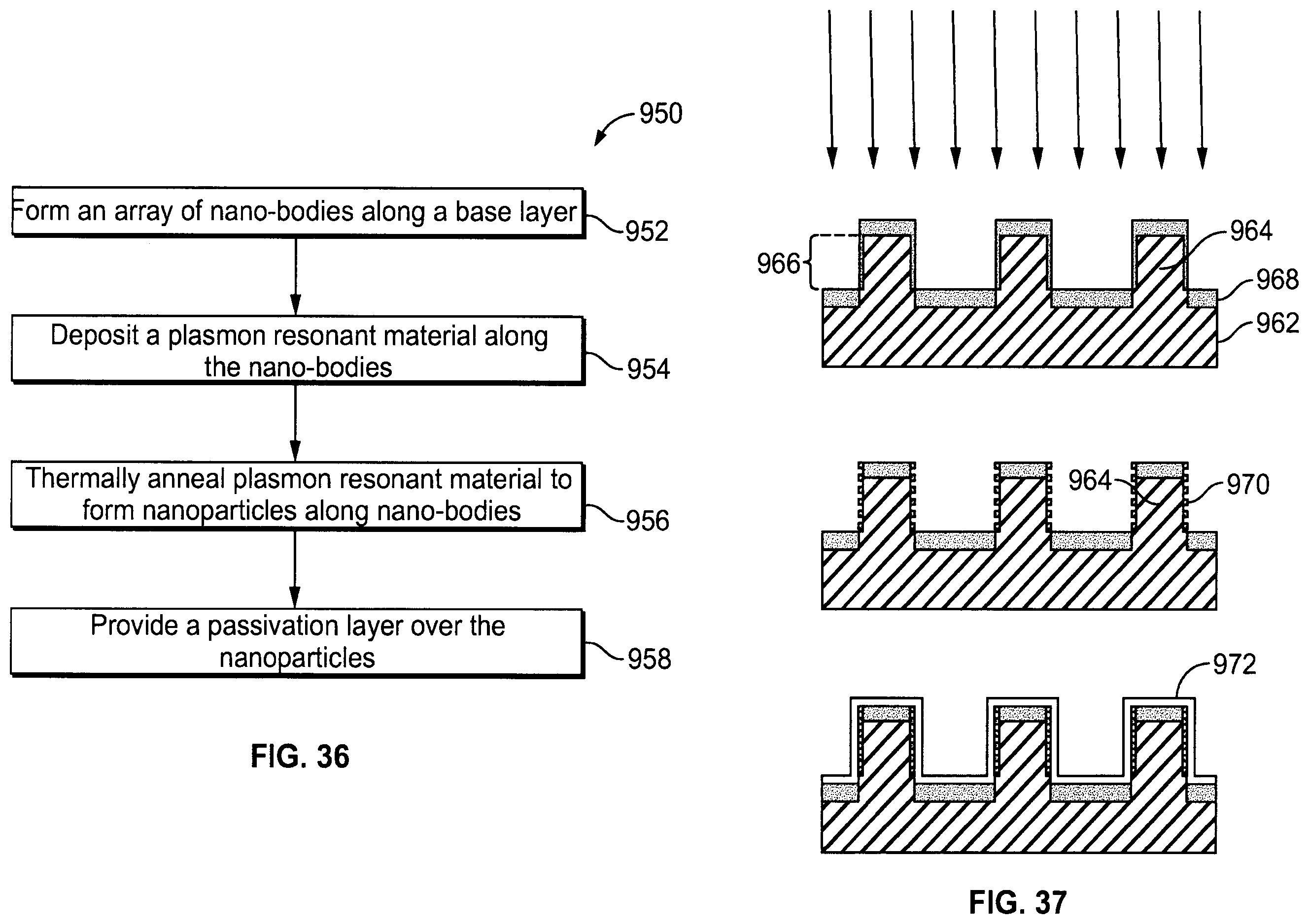 Patent US12359194 Figure 19 – Structured substrates for improving detection of light emissions and methods relating to the same