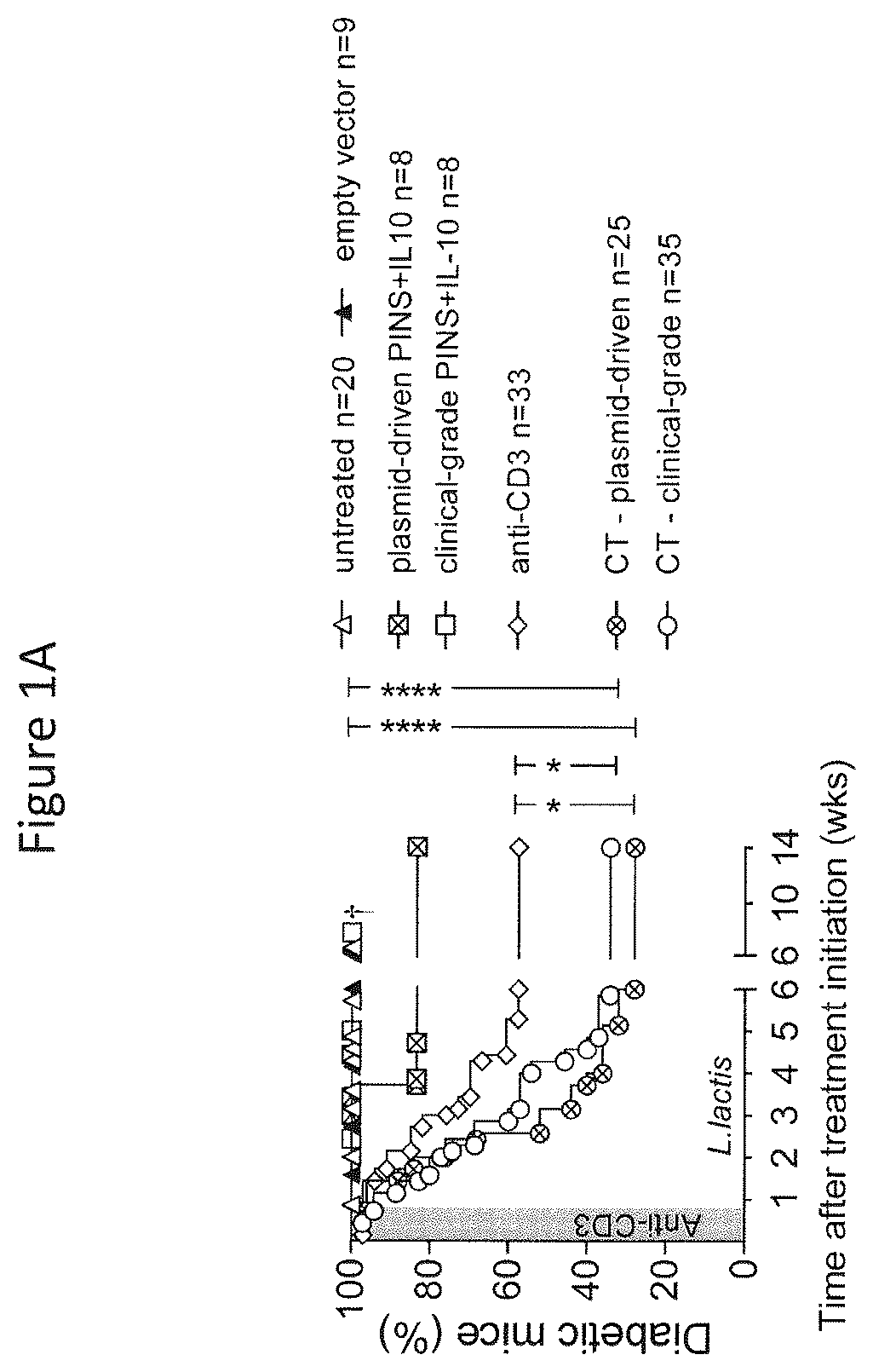 Patent US12359210 — Genetically modified bacteria stably expressing IL-10 and insulin — Figure 1