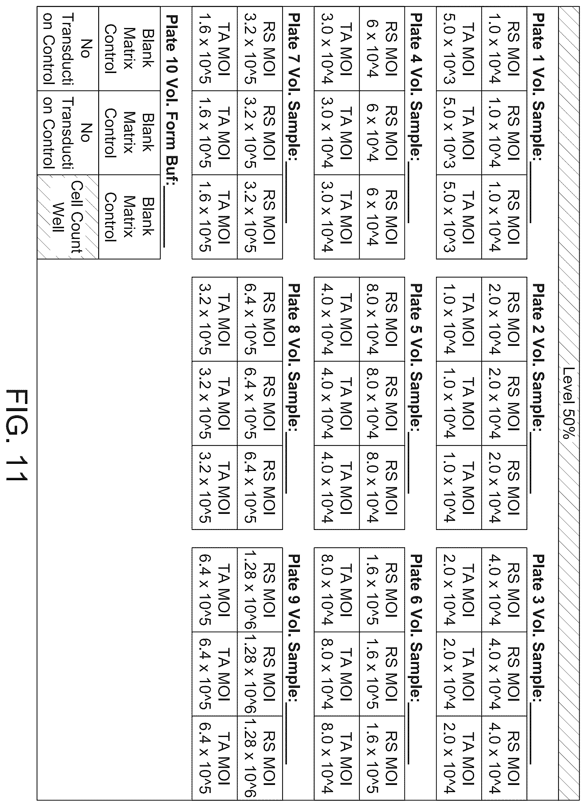 Patent US12359239 Figure 11 – Relative potency assay for viral vector encoding isomerohydrolases