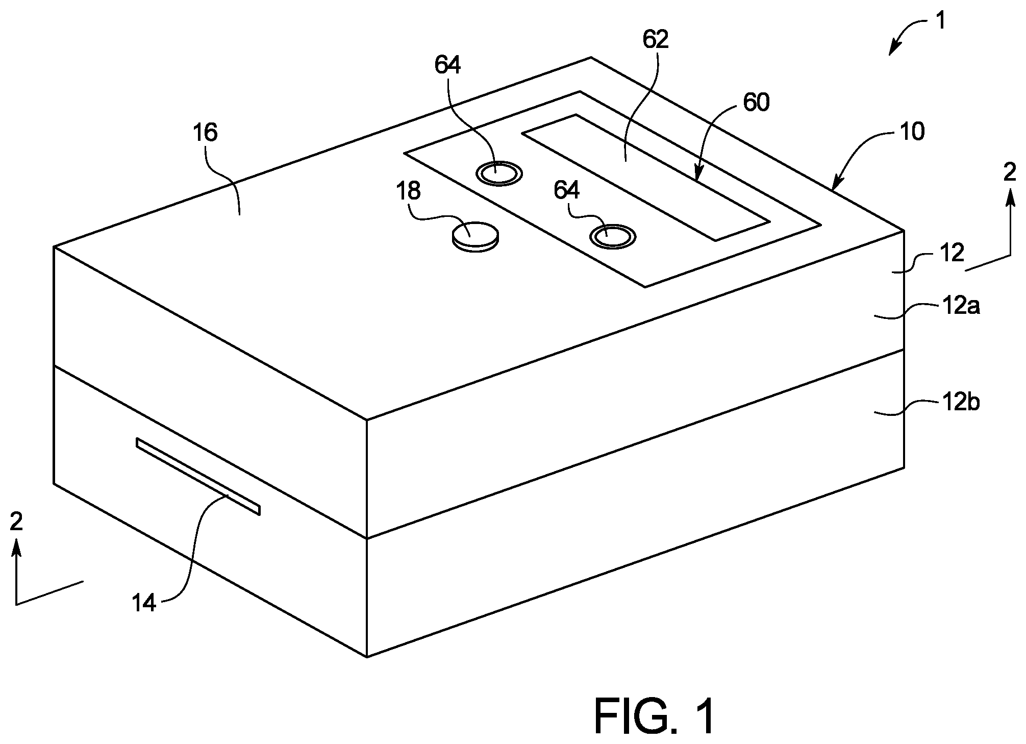Patent US12359249 Figure 1 – Device for analyzing a fluid sample