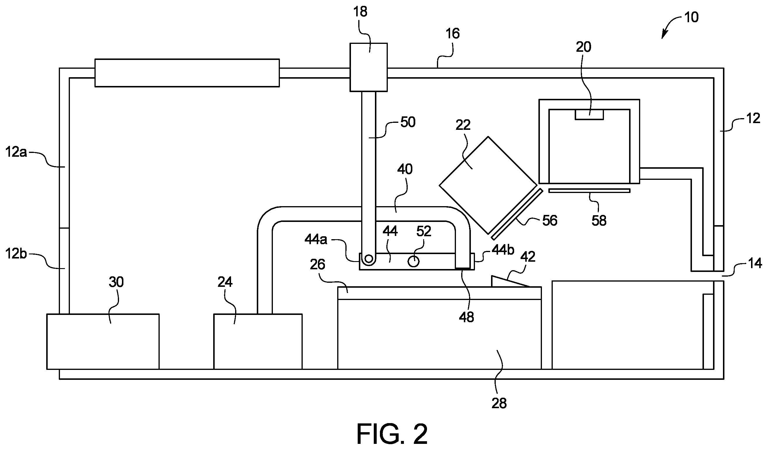 Patent US12359249 Figure 2 – Device for analyzing a fluid sample
