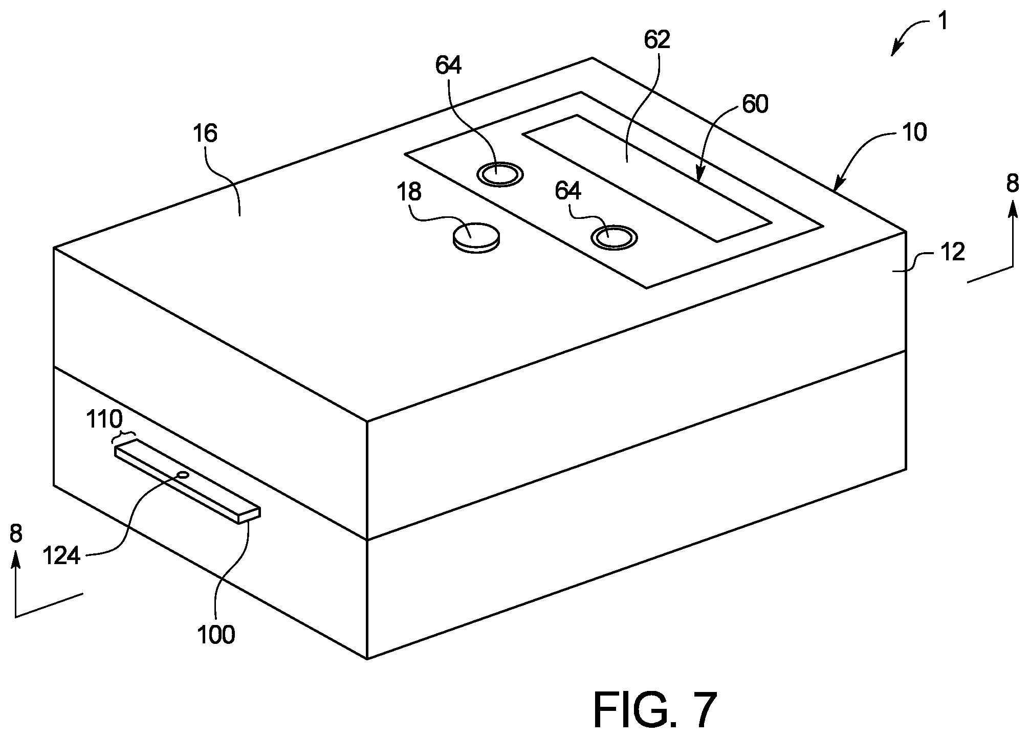 Patent US12359249 Figure 7 – Device for analyzing a fluid sample