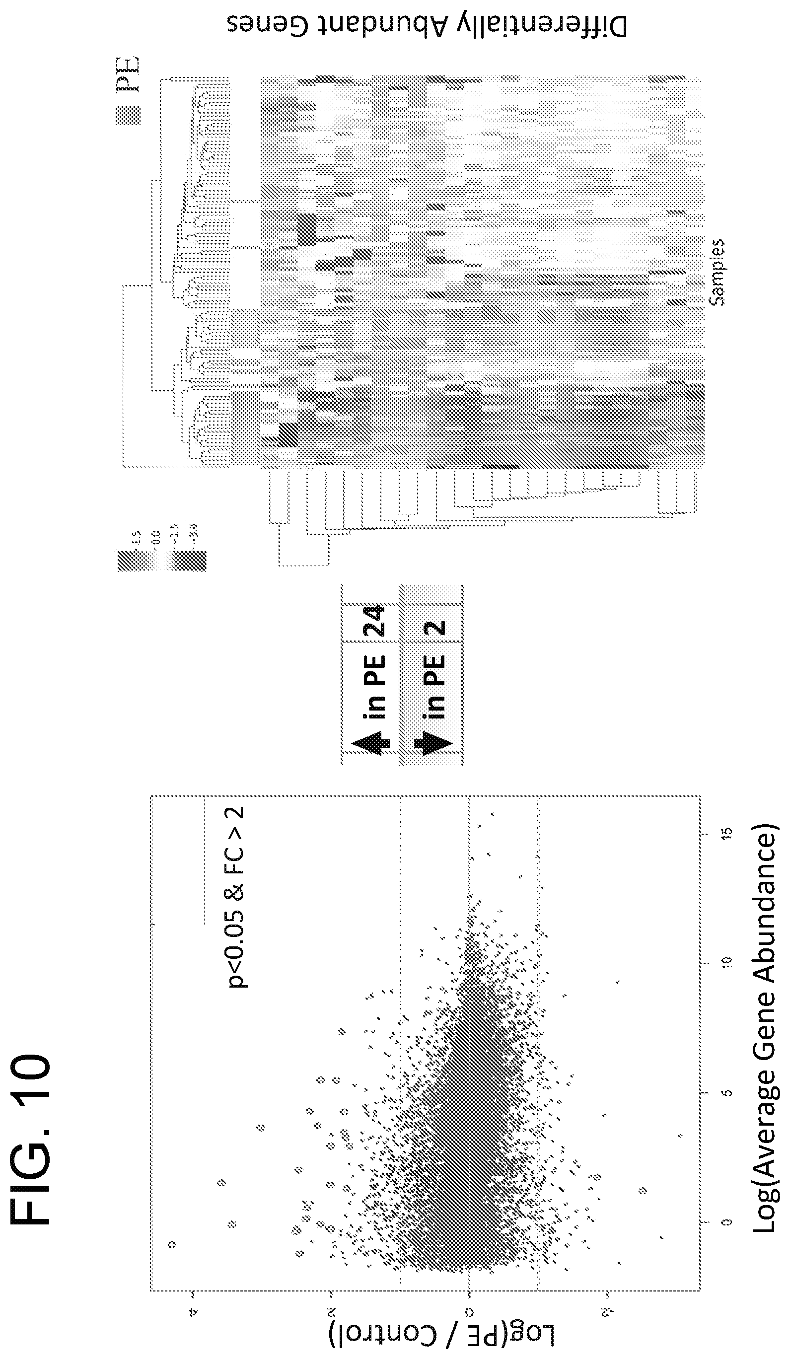 Patent US12359256 Figure 10 – Circulating RNA signatures specific to preeclampsia