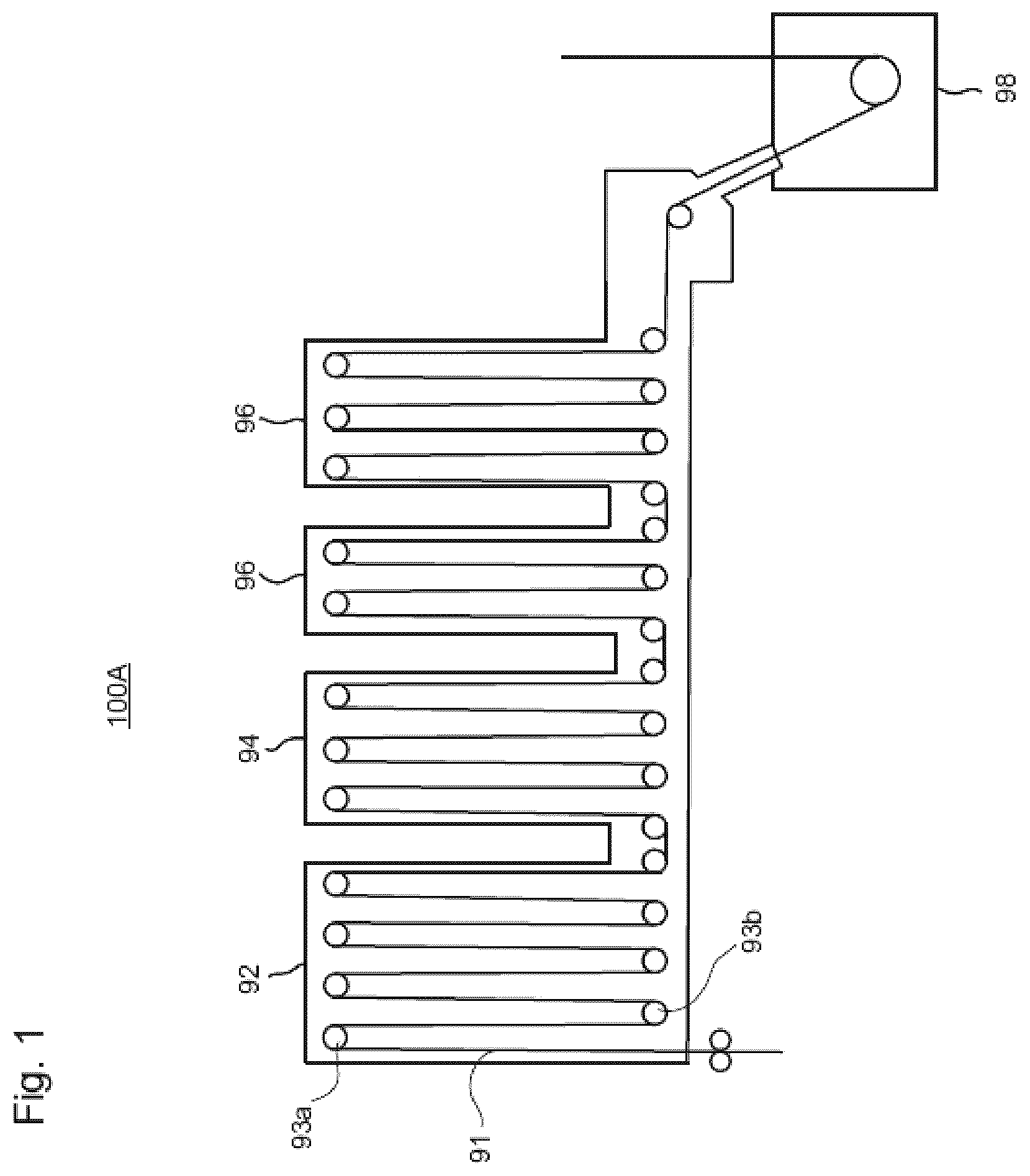 Patent US12359277 Figure 1 – Annealing furnace, method of constructing annealing furnace, and structure for prefabrication