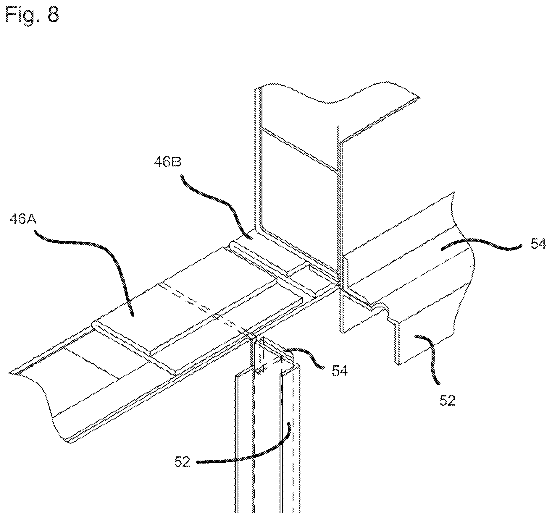 Patent US12359277 Figure 8 – Annealing furnace, method of constructing annealing furnace, and structure for prefabrication